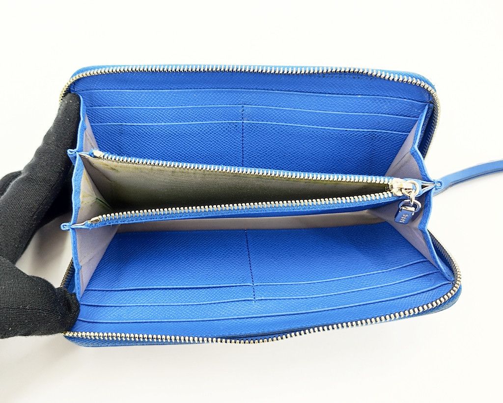 Tod's TOD'S zip around blue leather long wallet Size ONE SIZE - 8 Thumbnail