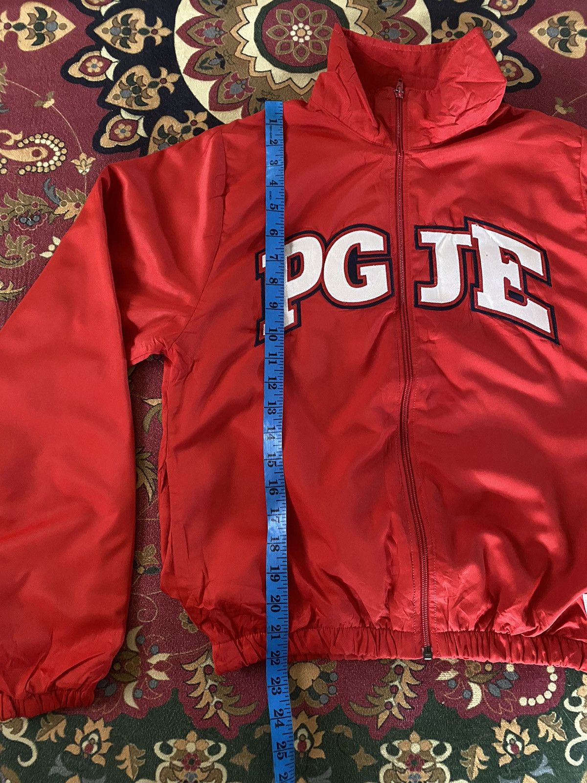 Japanese Brand Vintage Varsity Spirit Fashions PGJE Zipper Light Jacket Size US M / EU 48-50 / 2 - 12 Thumbnail