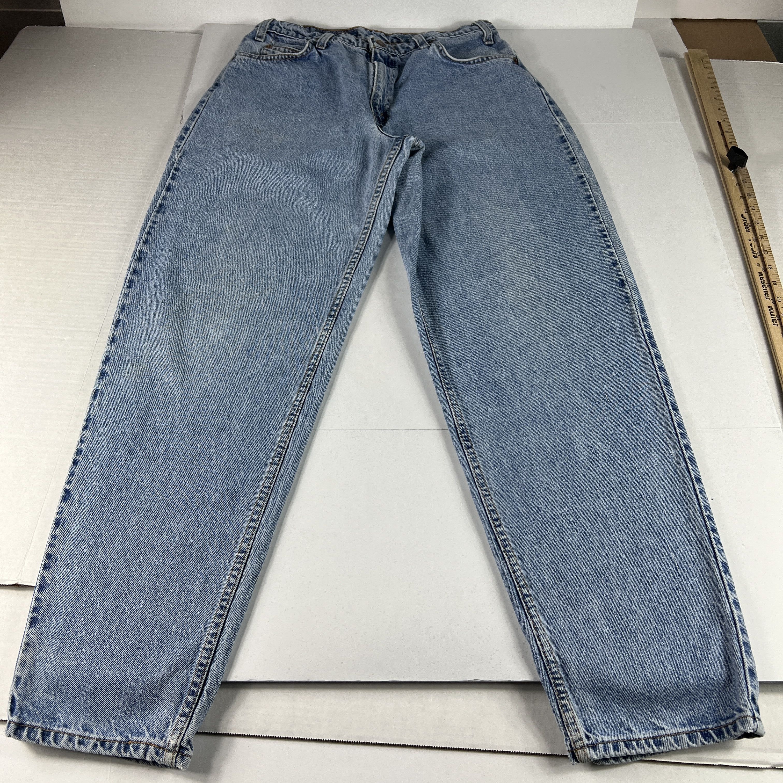 Levi's × Vintage VTG 90s Levi's Jean 560 Loose Taper Blue Denim Orange Tab Size US 32 / EU 48 - 1 Thumbnail