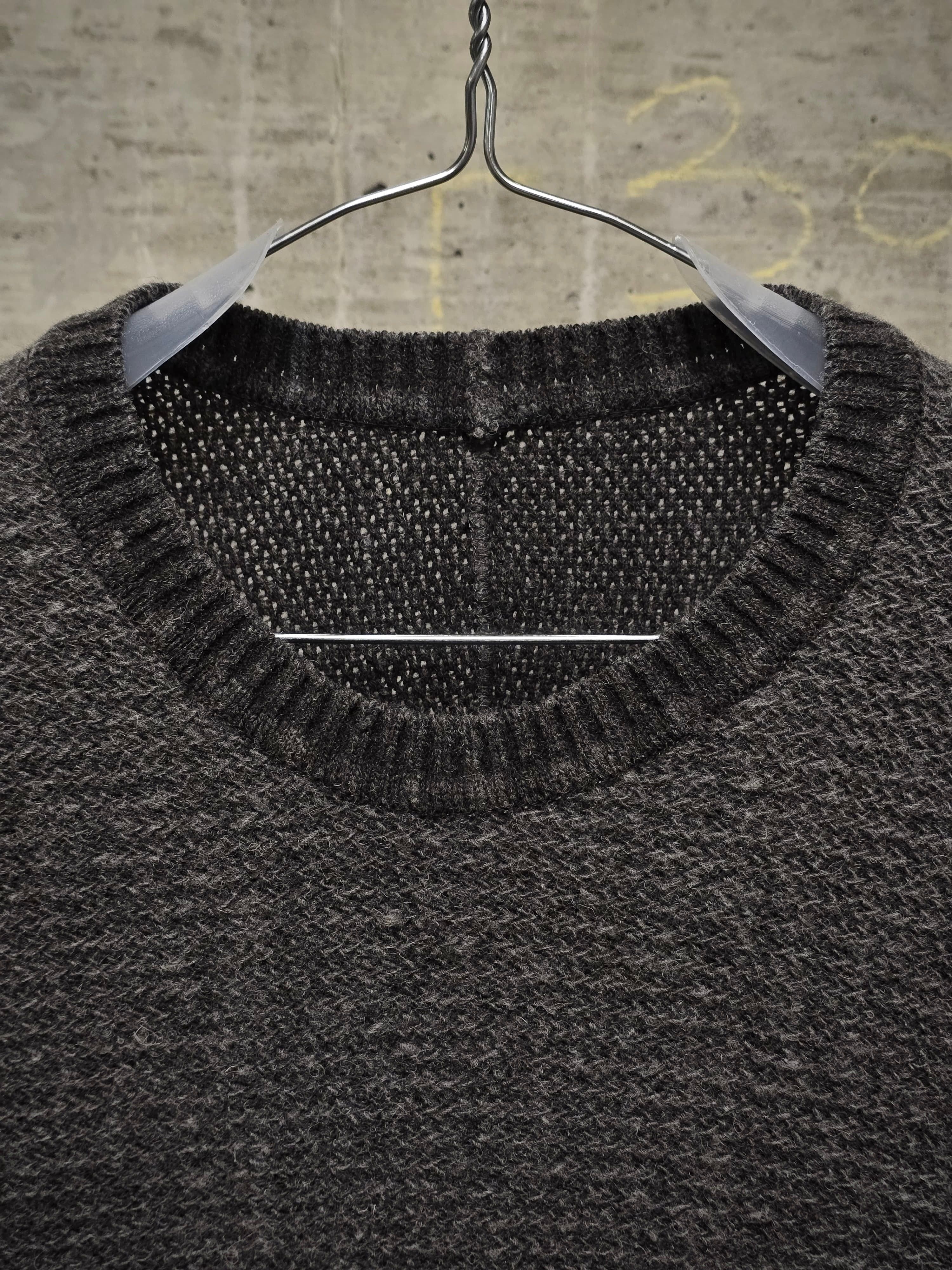 Taichi Murakami Taichi Murakami AW16-17 Grey Wool Ramie Knit Sweater Size US S / EU 44-46 / 1 - 2 Thumbnail