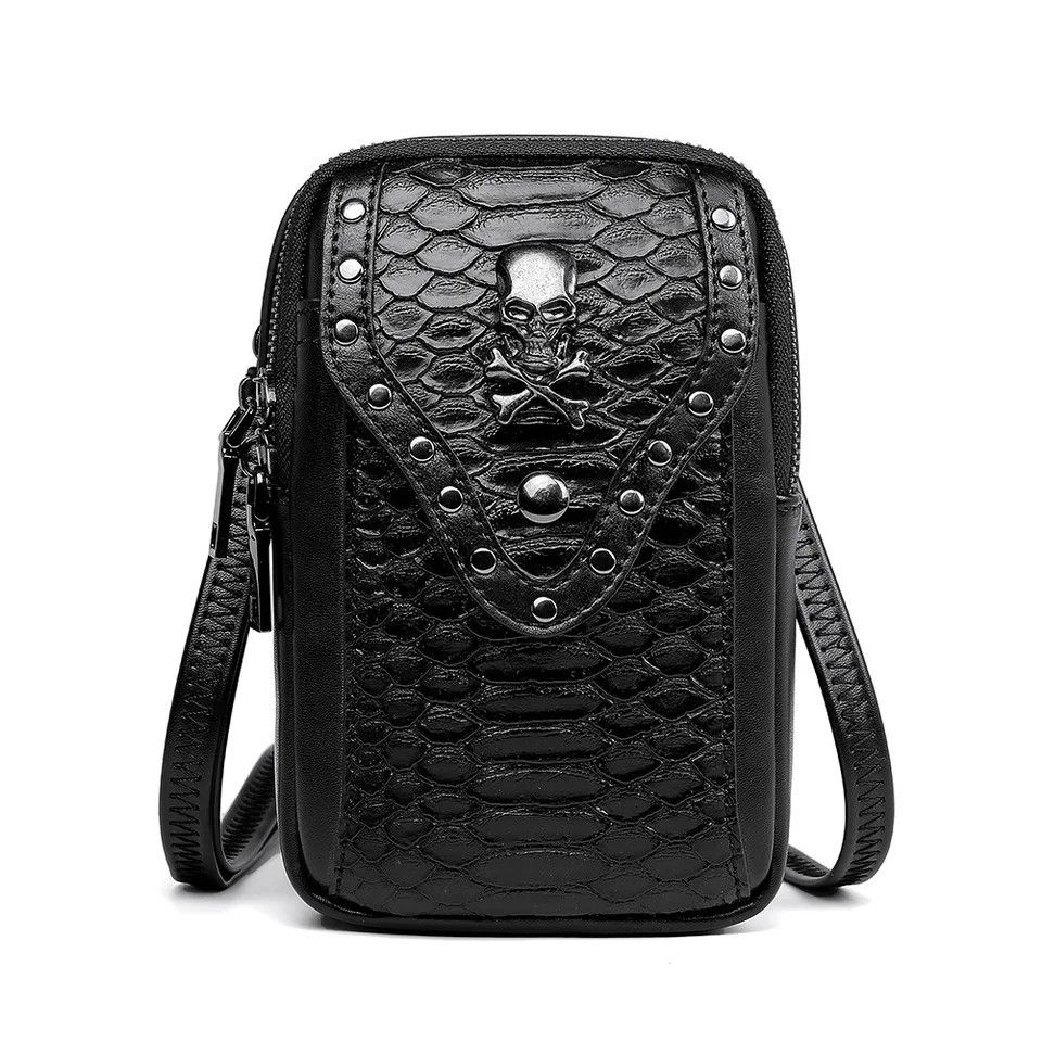Japanese Brand Scale pattern gothic sling bag Size ONE SIZE - 1 Thumbnail