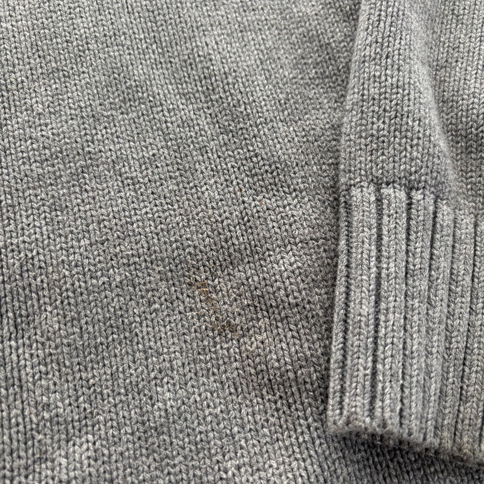 Banana Republic Banana Republic Men's Cotton Knit Quarterzip Sweater Sz L Size US L / EU 52-54 / 3 - 2 Thumbnail