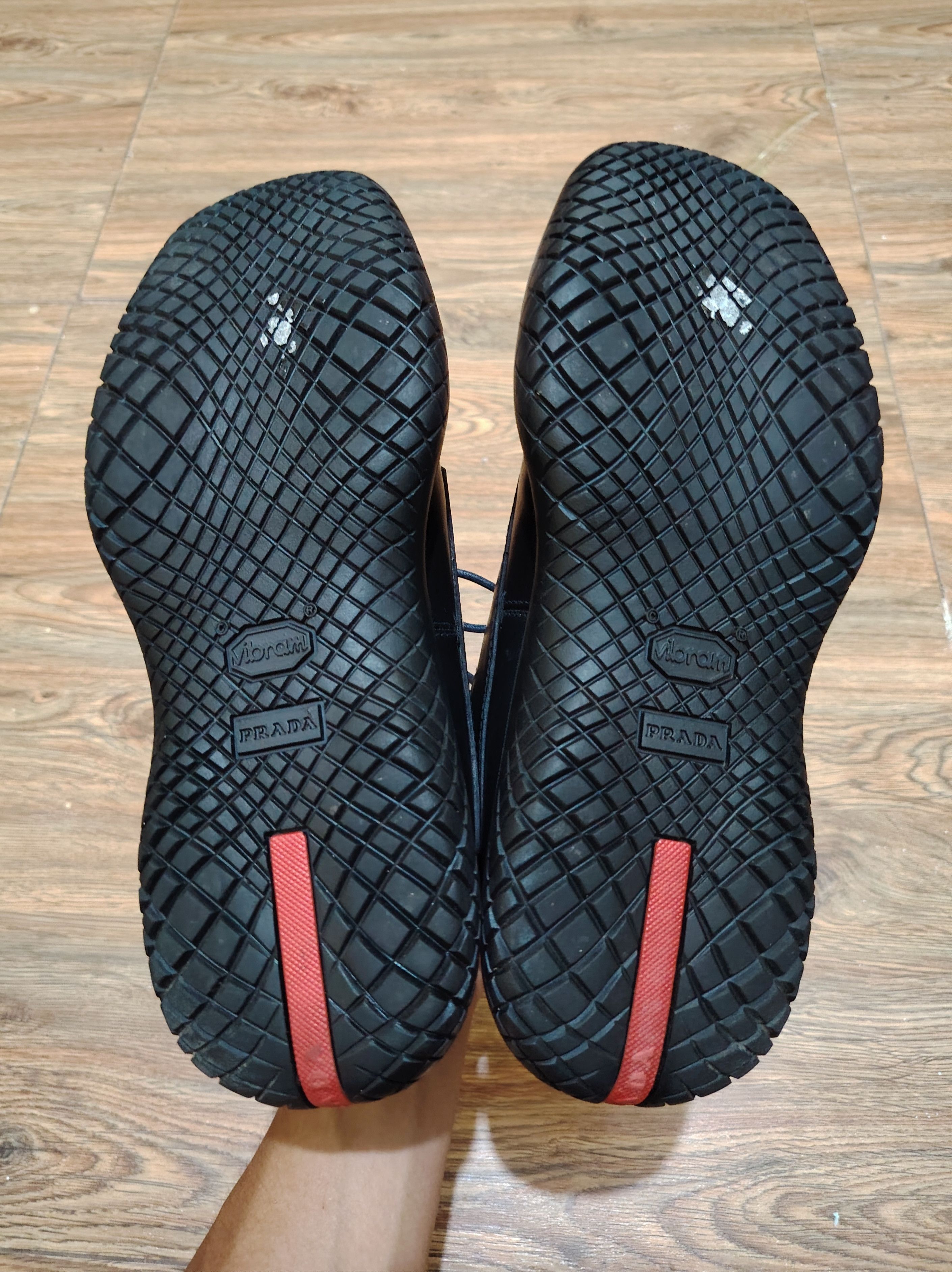 Prada PRADA - 1999 - Archive - Square Toe Vibram Shoes Size US 7 / EU 40 - 9 Thumbnail