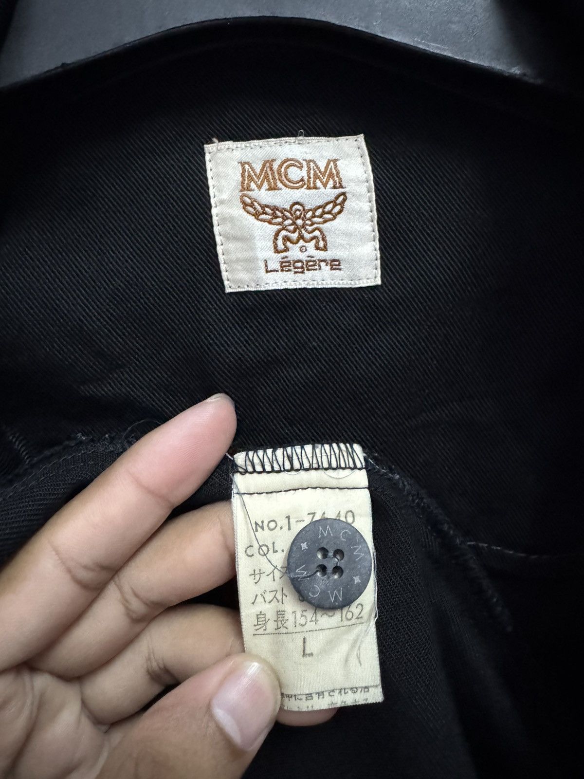MCM Vintage 90’s MCM Denim Jacket Size US L / EU 52-54 / 3 - 8 Thumbnail