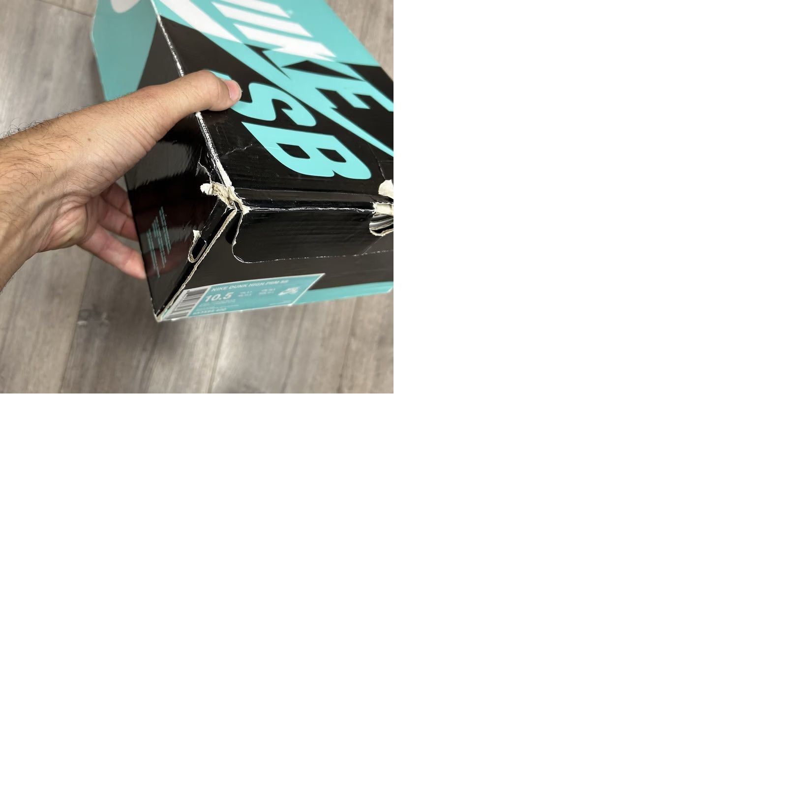 Nike Nike SB Dunk High Premium Diamond Tiffany 2014 Used Size 10.5 Skate Shoes Mens Size US 10 / EU 43 - 12 Thumbnail