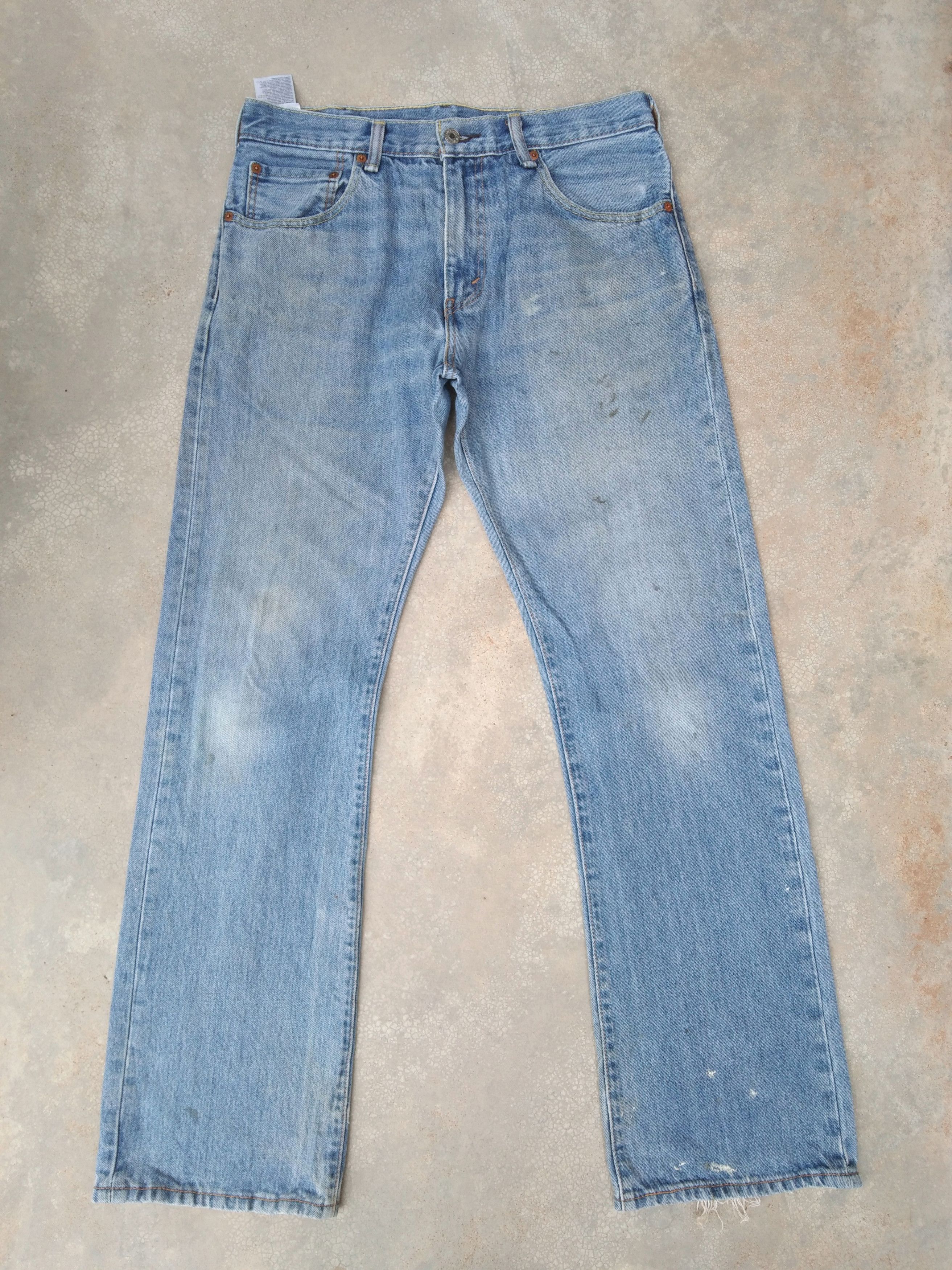 Levi's Vintage Levi's 517 Boot Cut Distressed Jeans 32x32 Size US 32 / EU 48 - 1 Thumbnail