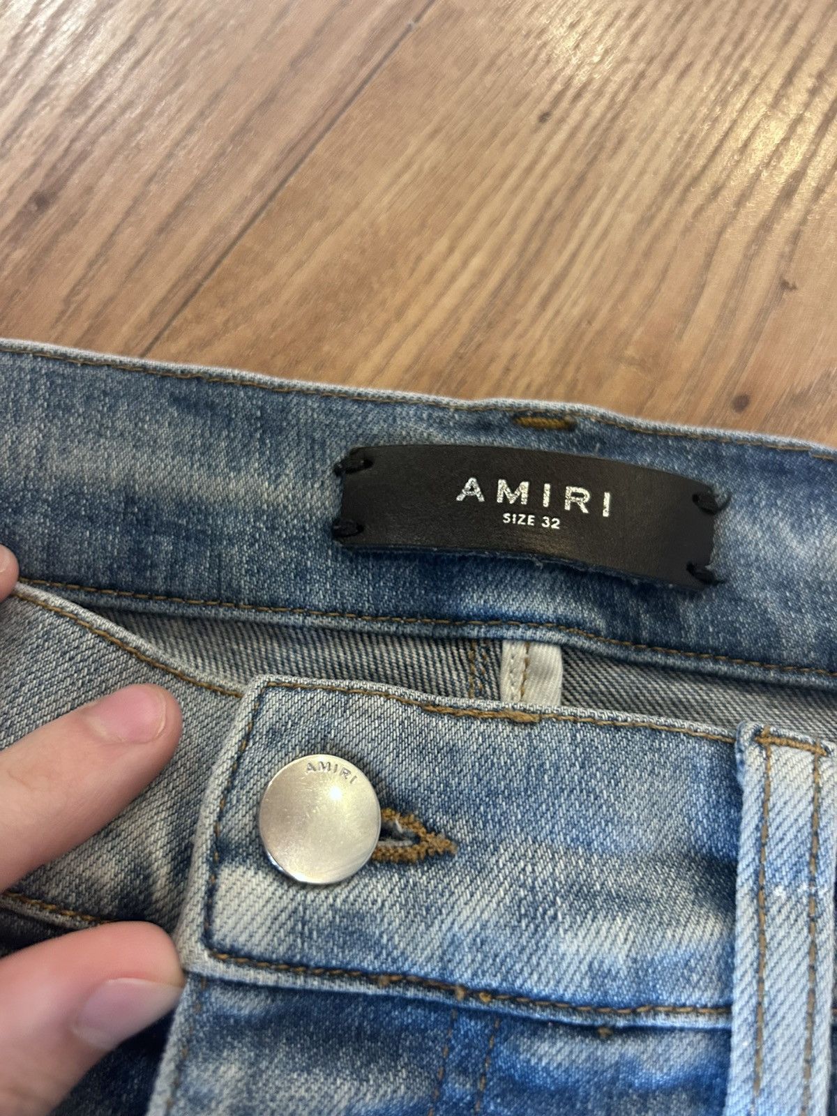 Amiri amiri clay indigo painter distressed jeans Size US 32 / EU 48 - 2 Thumbnail