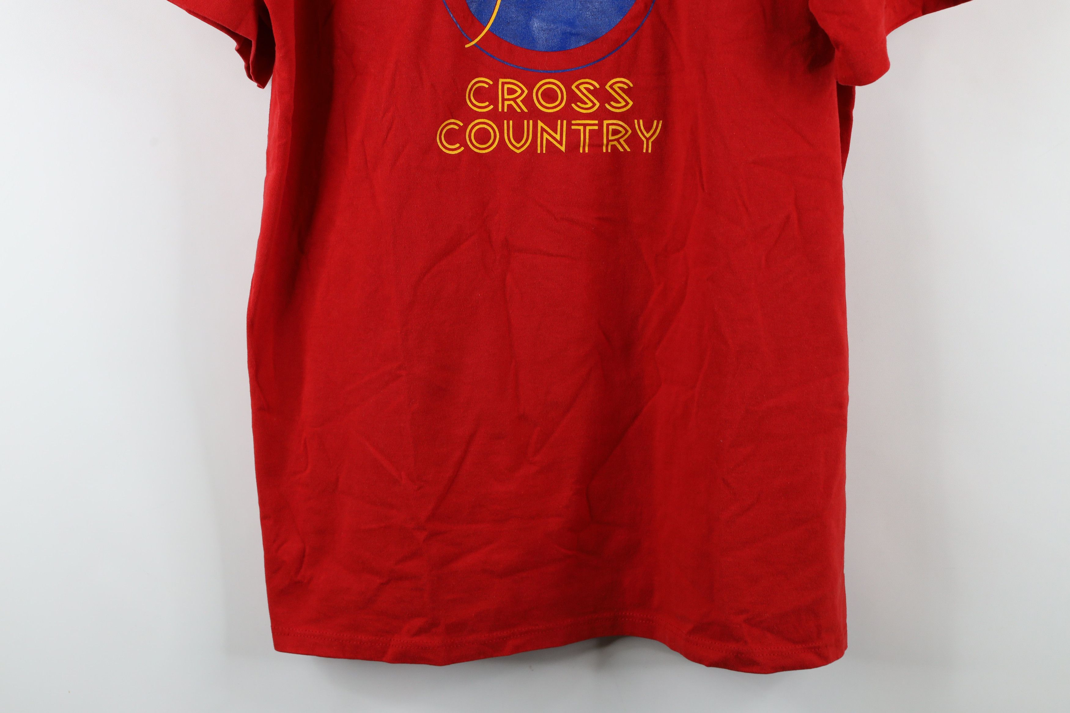 Russell Athletic × Vintage Vintage 90s Russell Athletic Arc Cross Country T-Shirt USA Size US L / EU 52-54 / 3 - 3 Thumbnail