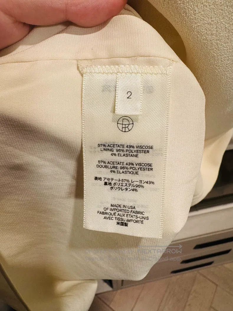 The Row The Row size 2 White Long Sleeve Dress Size XXS / US 00 / IT 34 - 6 Thumbnail