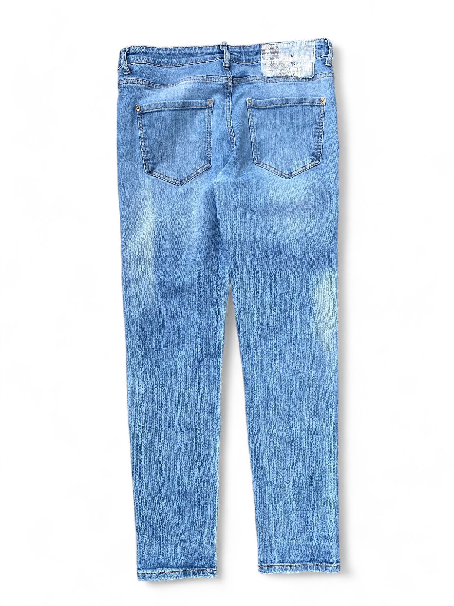 Dsquared2 × Vintage Vintage Squared Distressed Skinny Jeans Size US 34 / EU 50 - 2 Thumbnail