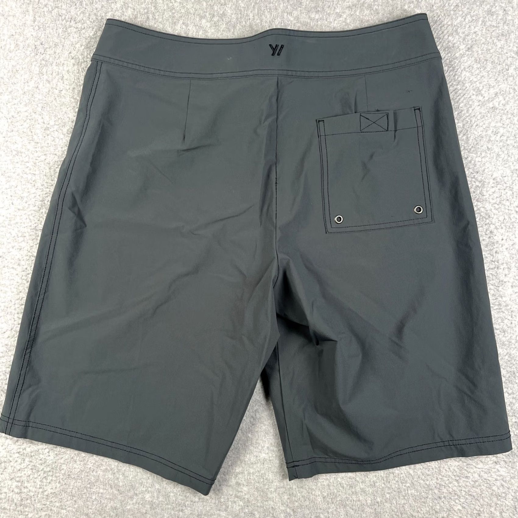 James Perse James Perse Board Shorts Mens Grey Stretch Drawstring Swim Hybrid 32 Size US 32 / EU 48 - 2 Thumbnail