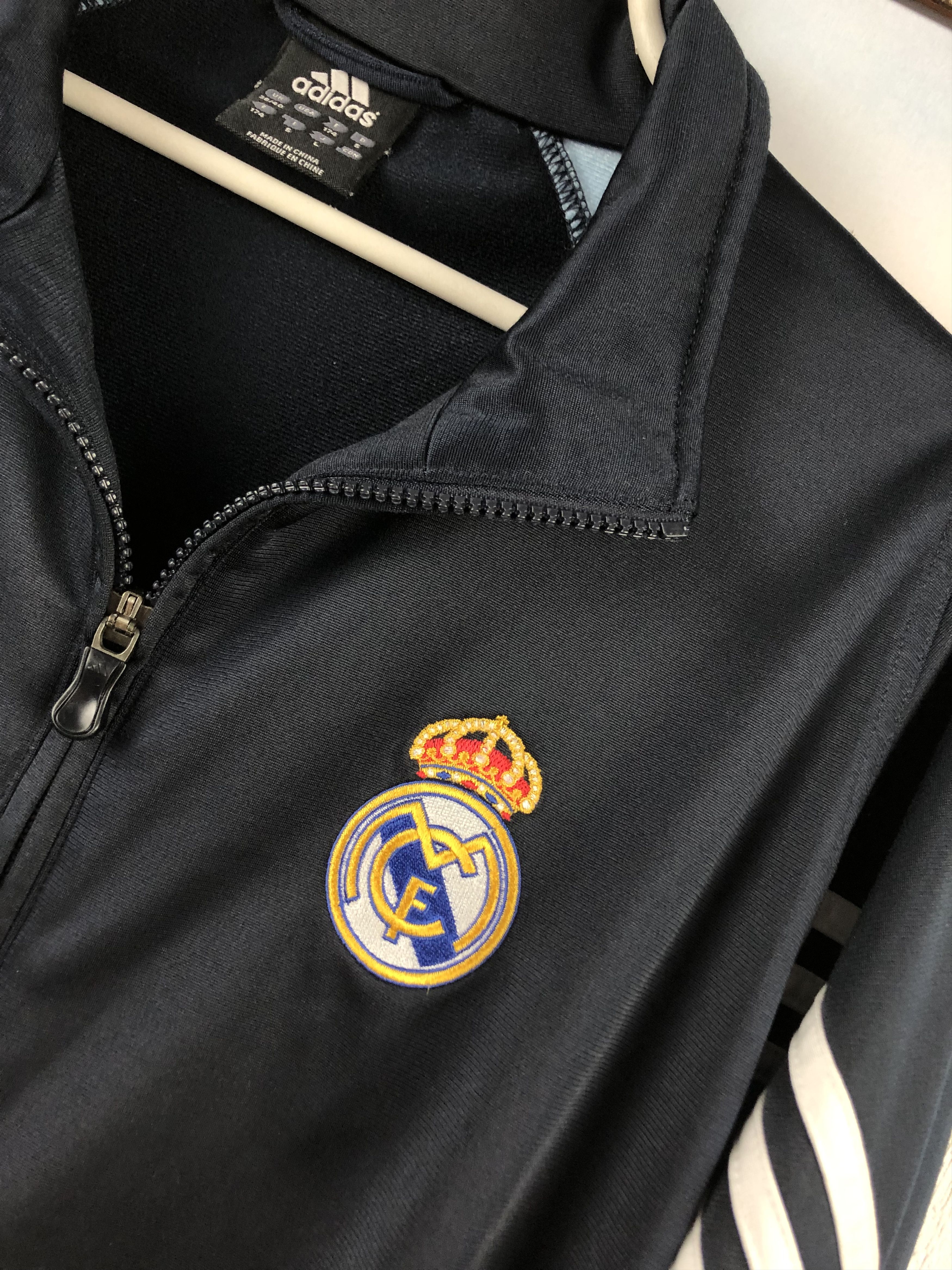 Adidas Vintage Adidas Real Madrid Football Jacket Soccer Track Top Size US M / EU 48-50 / 2 - 6 Thumbnail