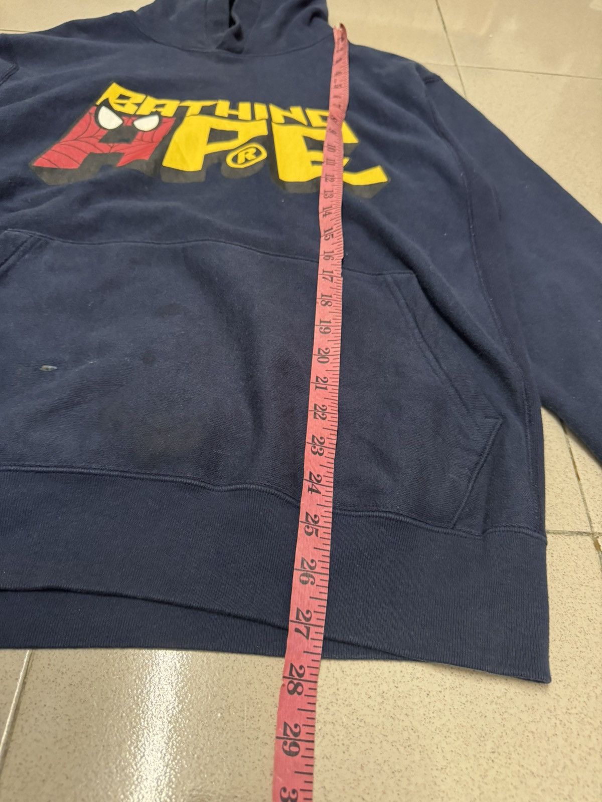 Bape VINTAGE 2012 BAPE X SPIDERMAN HOODIE Size US M / EU 48-50 / 2 - 3 Thumbnail