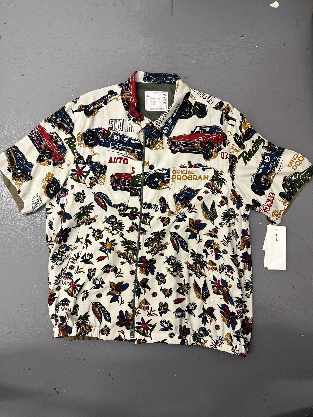 Sacai Sacai Hawaiian Car button down NWT Size US XL / EU 56 / 4 - 2 Thumbnail