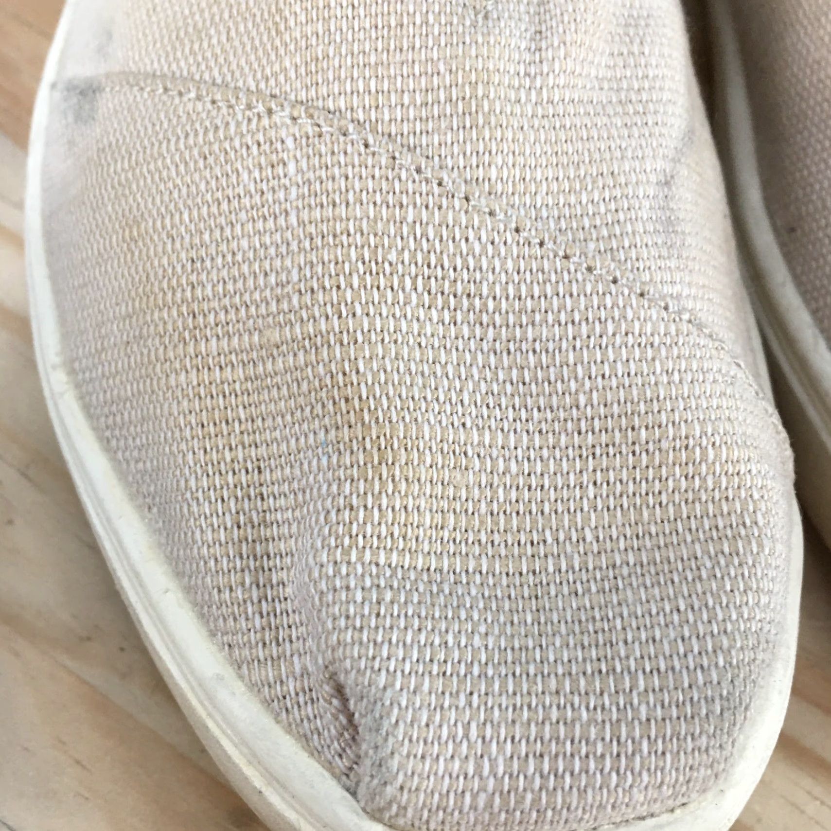 Toms TOMS Shoes Womens 8.5 Alpargatas Slip On Tan Canvas Low Top Comfort Casual Size M / US 6-8 / IT 42-44 - 5 Thumbnail