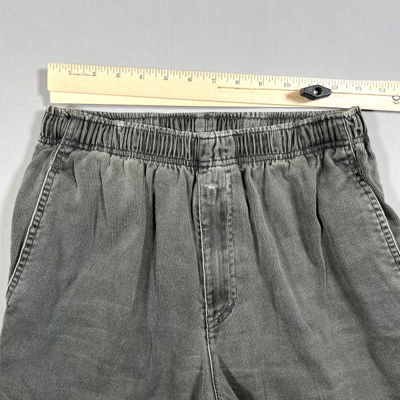 The Territory Ahead The Territory Ahead Men Small Gray Corduroy Pants Elastic Waist Drawstring Size US 29 - 7 Thumbnail