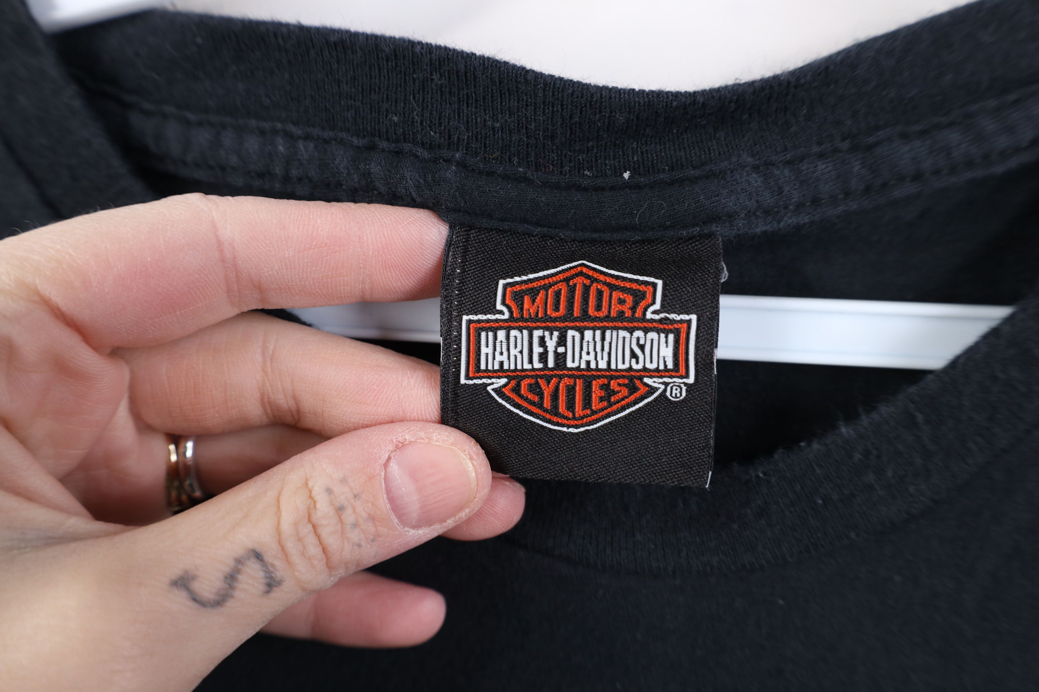 Harley Davidson Vintage Y2K Harley Davidson Myrtle Beach Skull Wing T-Shirt Size US L / EU 52-54 / 3 - 8 Thumbnail