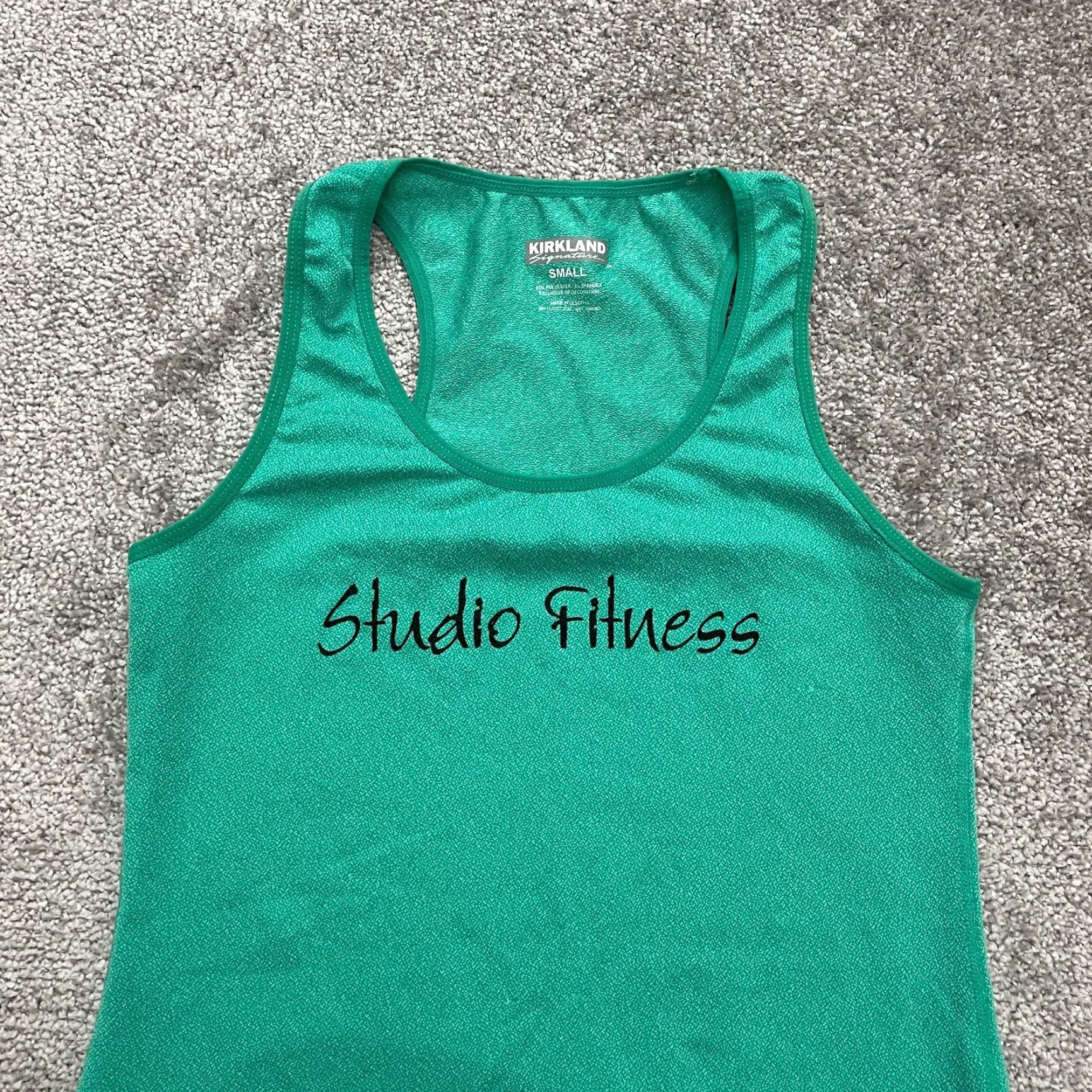 Vintage Kirkland Signature Sports Tank Top Womens Small Green Racerback Active Athletic Shirt Sleeveless Womens Size S / US 4 / IT 40 - 3 Thumbnail