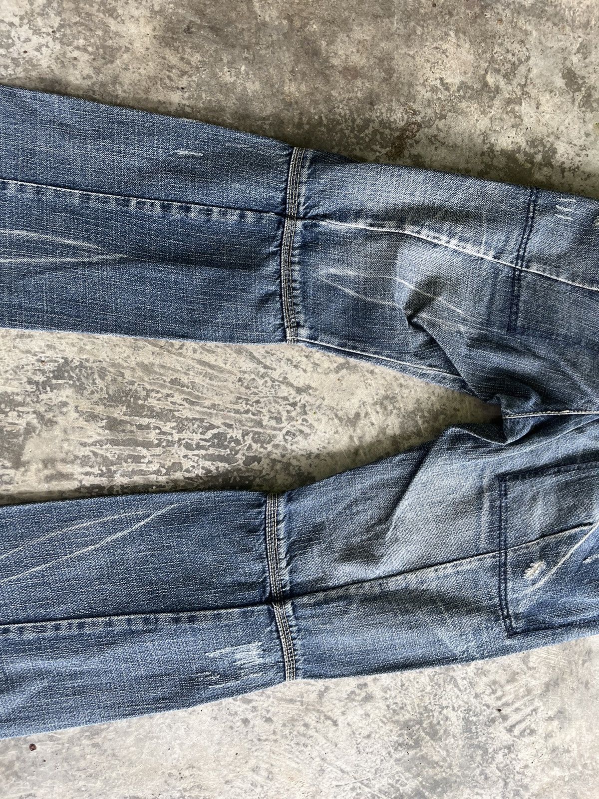 If Six Was Nine × Japanese Brand × Vintage Crazy Pocket Design Denim Size US 30 / EU 46 - 16 Thumbnail