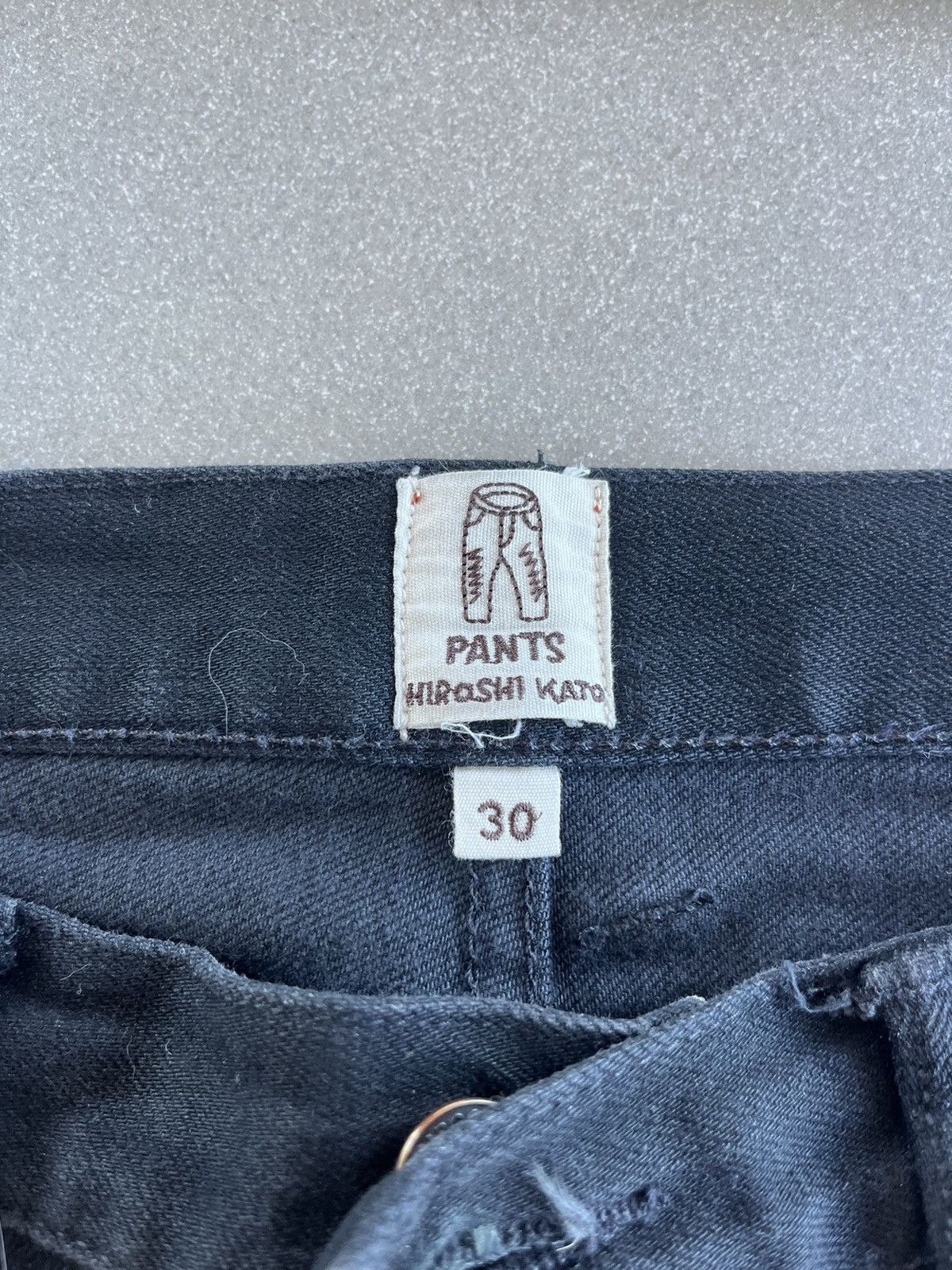 Hiroshi Kato Hiroshi Karo The Pen Slim Selvedge Black Denim Jeans Size US 30 / EU 46 - 4 Thumbnail