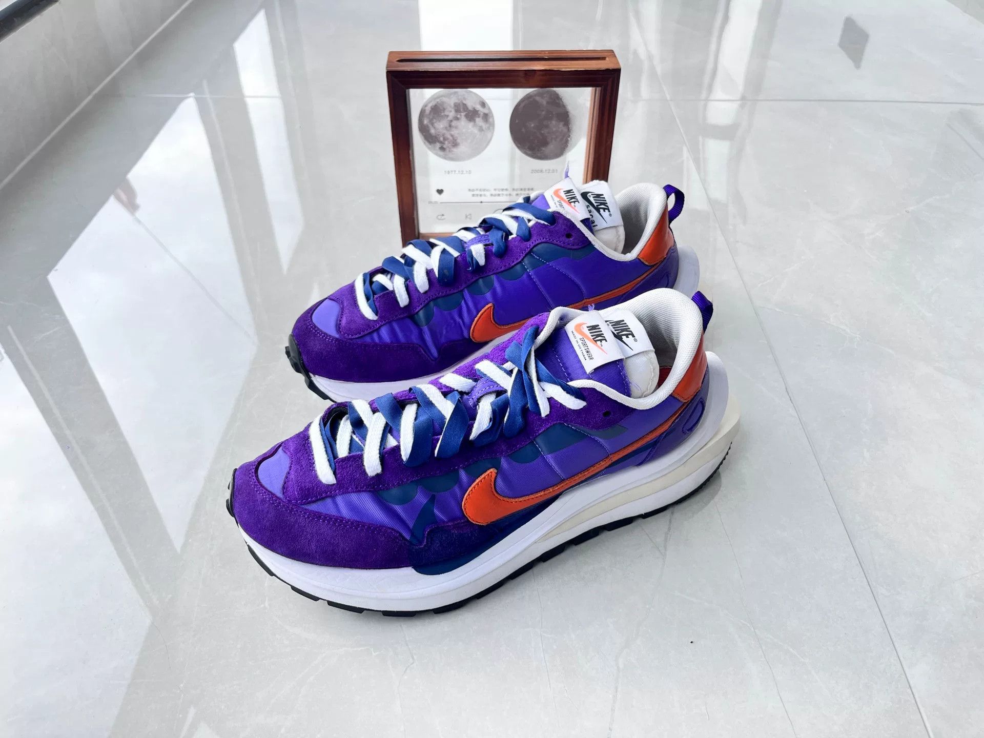 Sacai Sacai Purple Lowtop Sneakers 11 Men Size US 11 / EU 44 - 1 Thumbnail