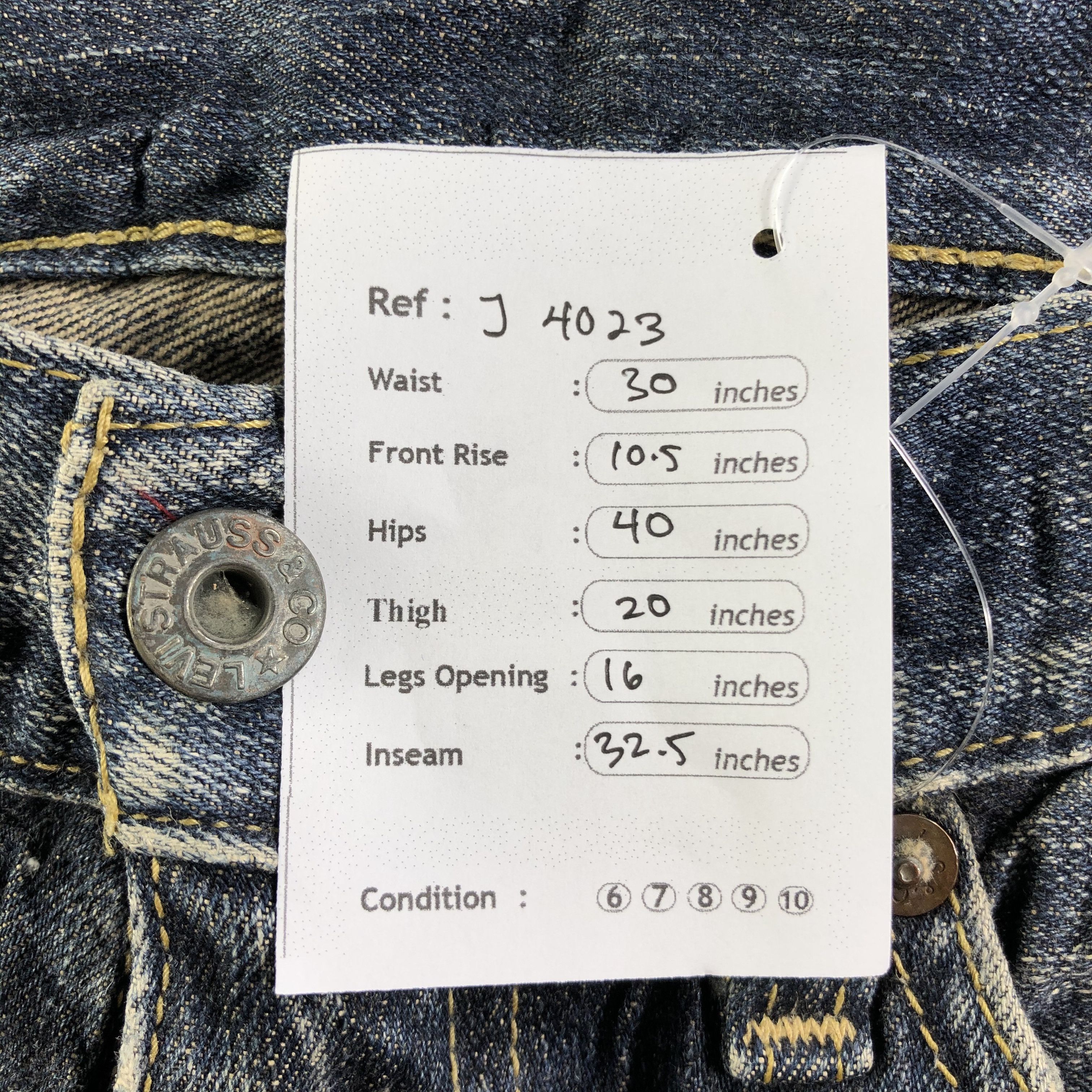 Levi's Vintage Levis 502 Jeans-J4023 Size US 30 / EU 46 - 12 Thumbnail