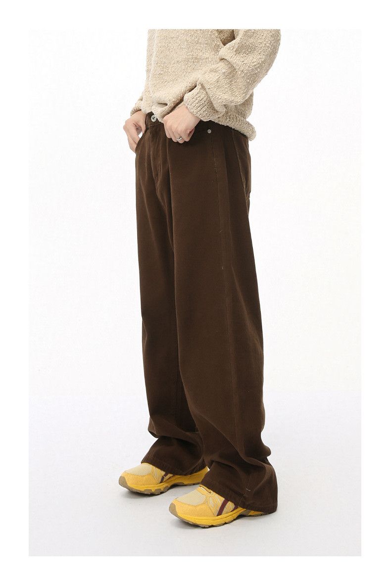 Japanese Brand × Jean Japanese retro simple dark brown washed jeans Size US 32 / EU 48 - 4 Thumbnail
