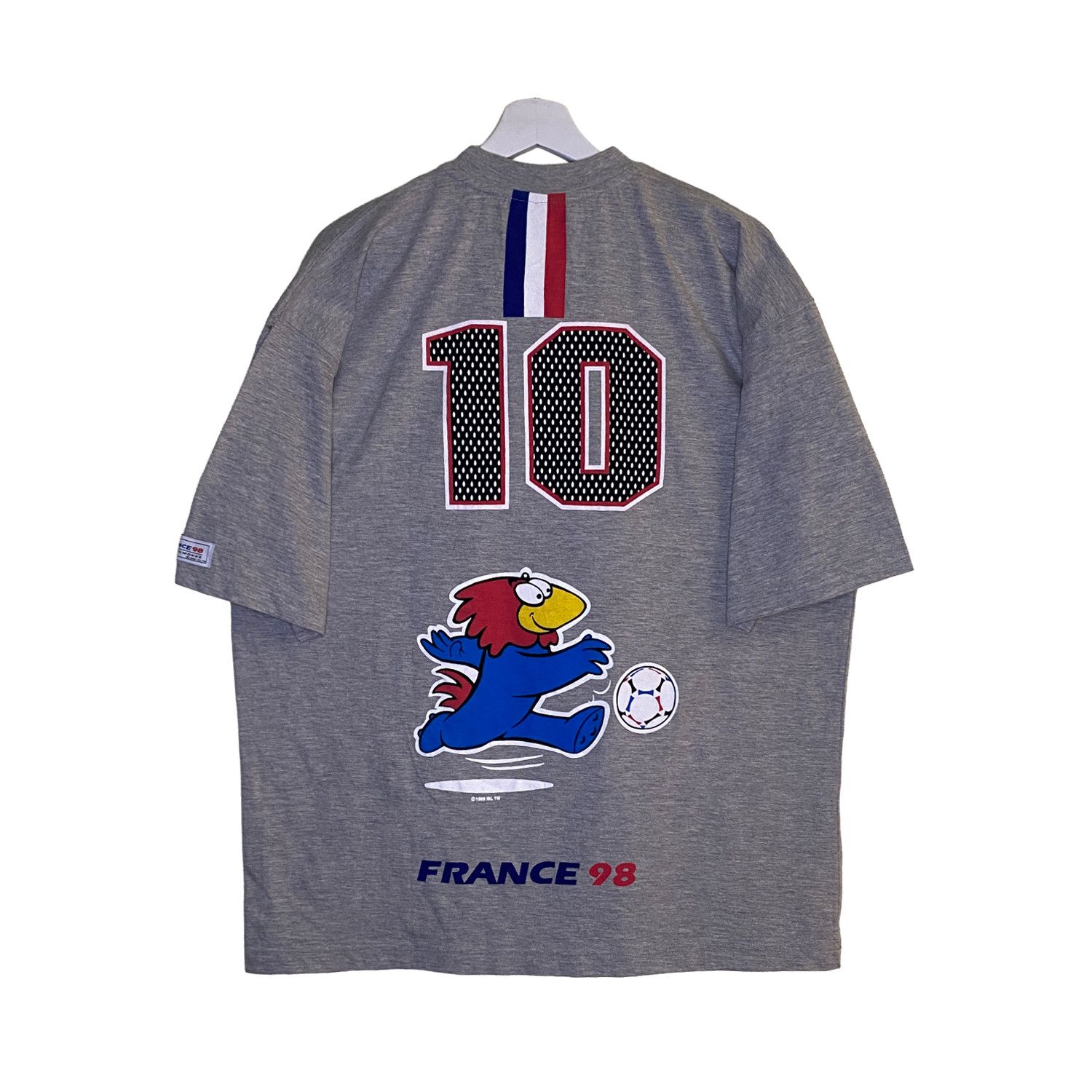 Vintage Vintage France 98 World Cup Footix Mascot #10 Tee XL Size US XL / EU 56 / 4 - 2 Thumbnail