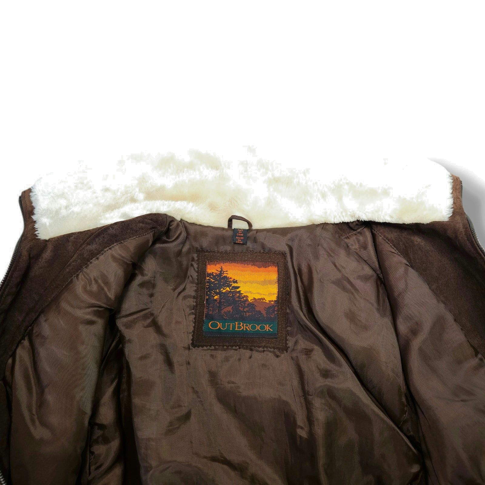 Other OutBrook Leather Sherpa Collar Moto Bomber Jacket S Size S / US 4 / IT 40 - 10 Thumbnail