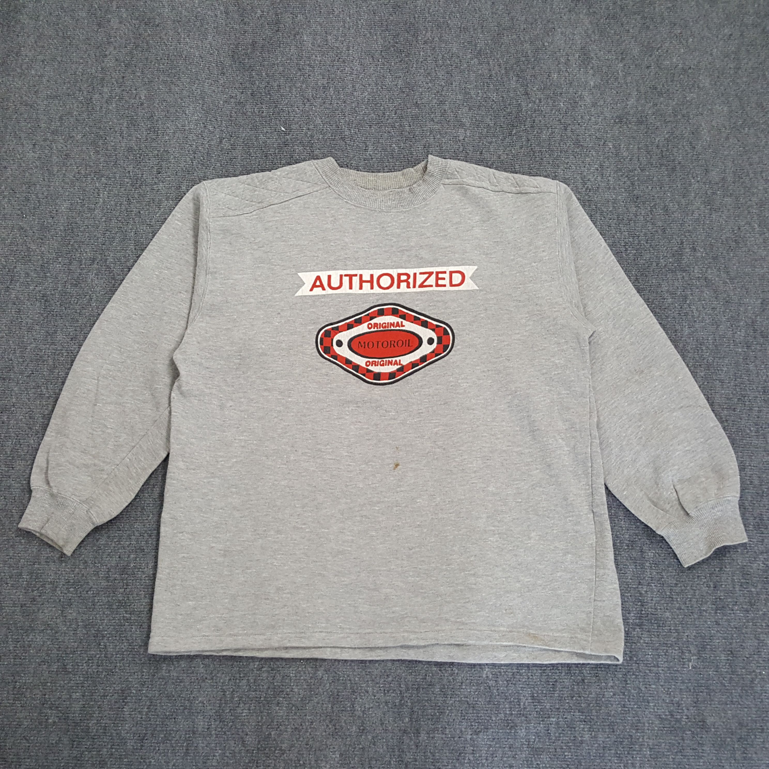 Vintage Authorized Motoroil Classic Promo Sweatshirt Size US L / EU 52-54 / 3 - 1 Thumbnail