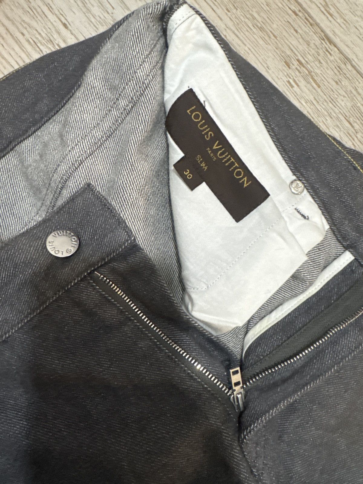 Louis Vuitton LV grey denim Size US 30 / EU 46 - 9 Thumbnail