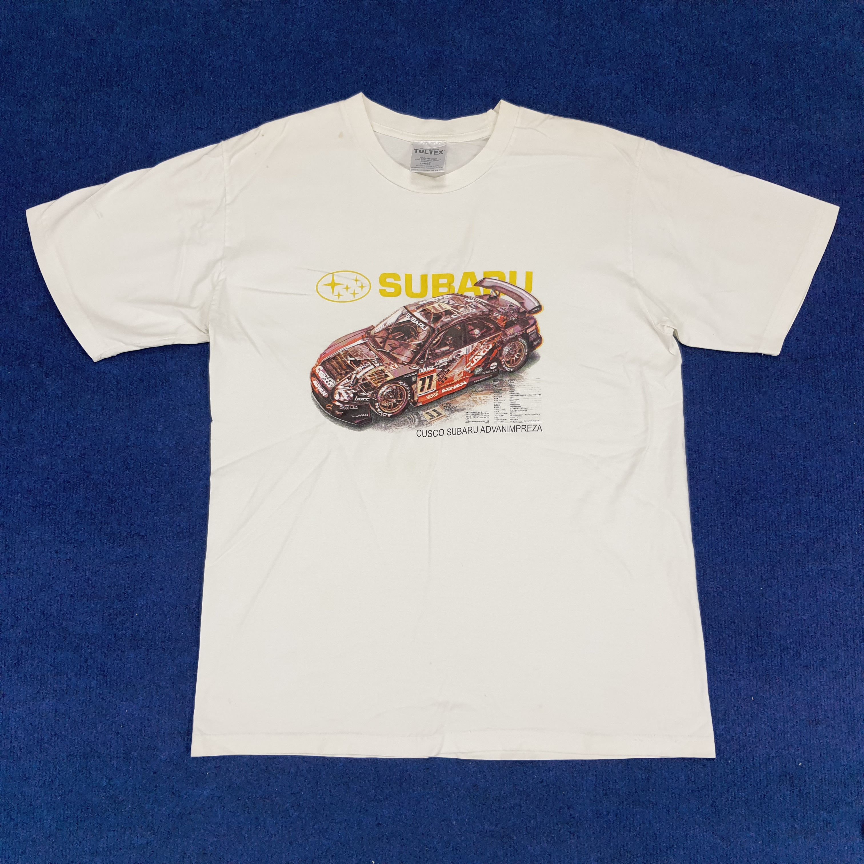 Japanese Brand × Vintage Vintage SUBARU Advanimpreza Rally Japan Racing T-shirt Size US M / EU 48-50 / 2 - 1 Thumbnail