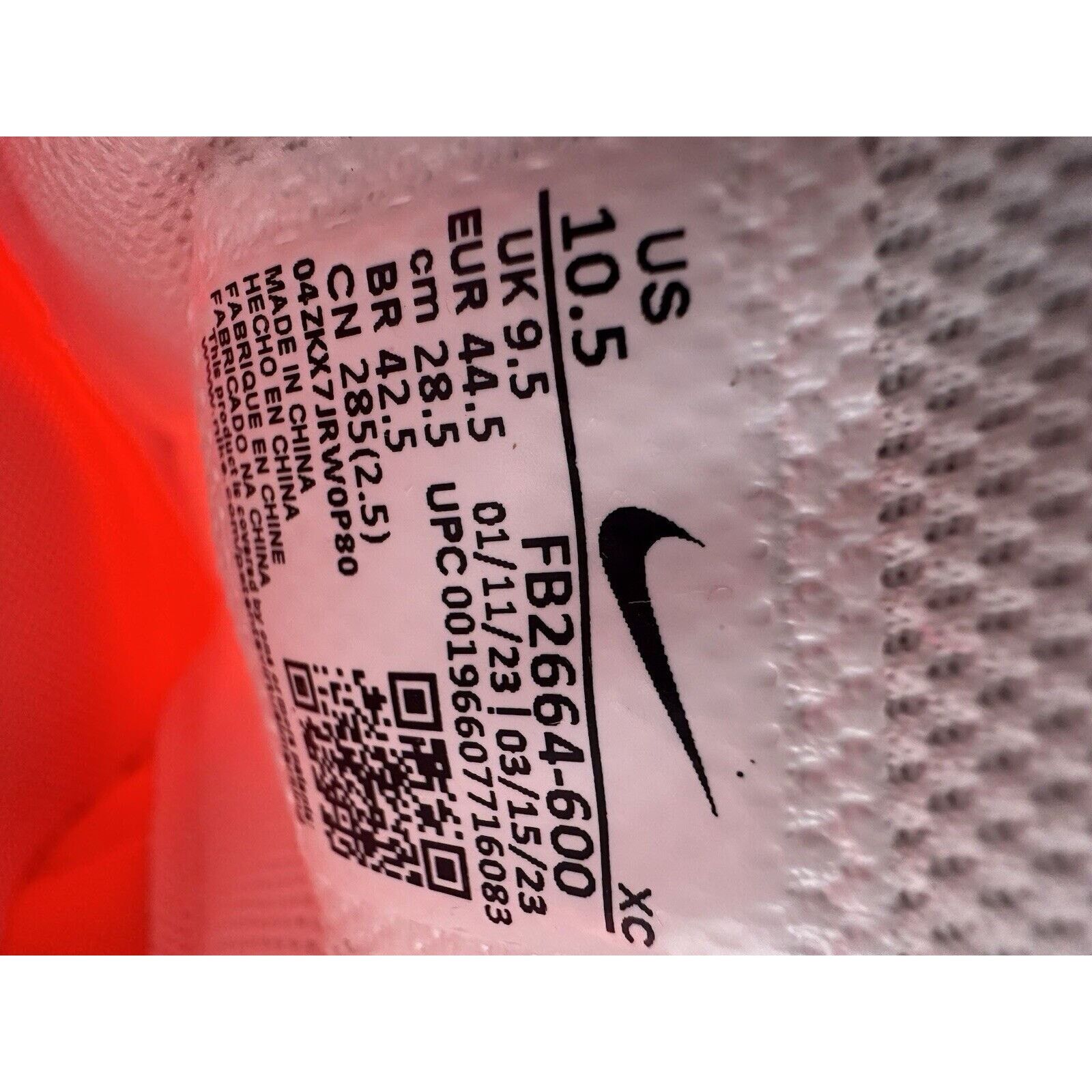 Nike NikeAir Zoom Vapor 9.5 'Honey Deuce' (FB2664-600) Size 10.5 Size US 10.5 / EU 43-44 - 6 Thumbnail