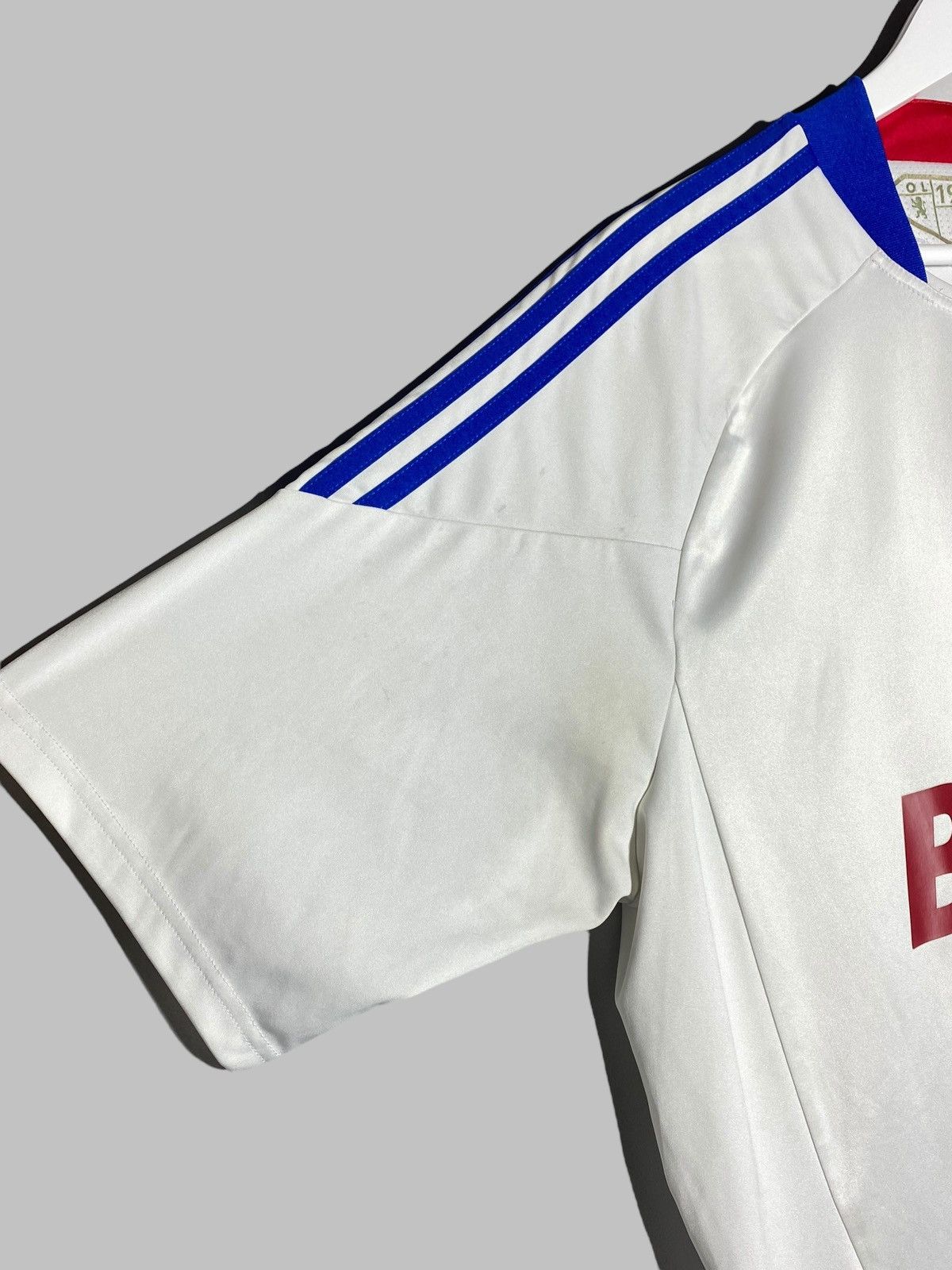 Adidas Adidas Olympique Lyonnais 2010/11 Home Football Shirt Size US L / EU 52-54 / 3 - 8 Thumbnail