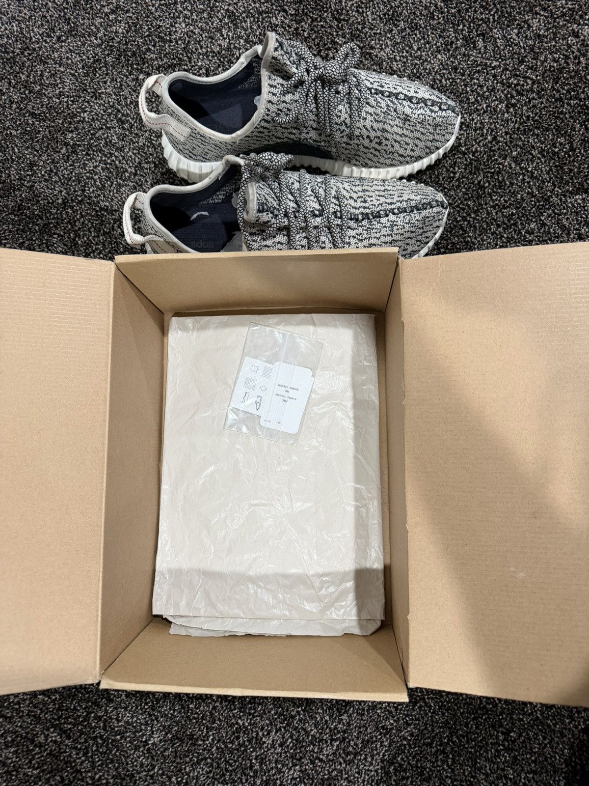 Adidas Adidas Yeezy Boost 350 OG “Turtledove” 2015 Grey Sneakers Size US 10 / EU 43 - 10 Thumbnail