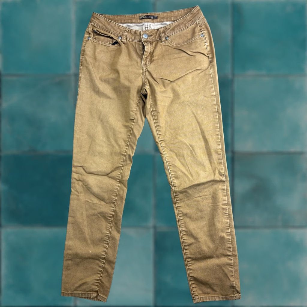 Prana prAna Pants Womens 6 Brown Organic Cotton Stretch Twill Skinny Chino Casual Size 28" / US 6 / IT 42 - 1 Thumbnail
