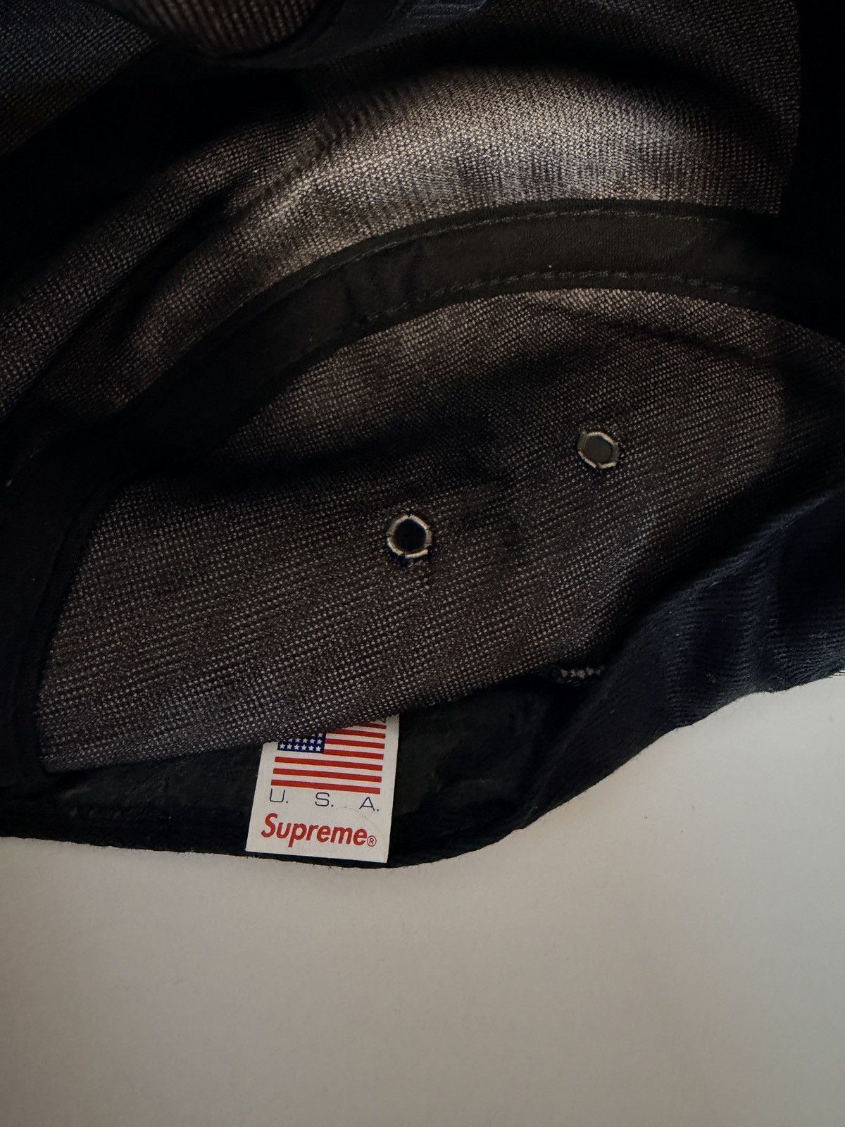 Supreme Supreme Black Grey Camp Cap - Box Logo 5-Panel Size ONE SIZE - 3 Thumbnail