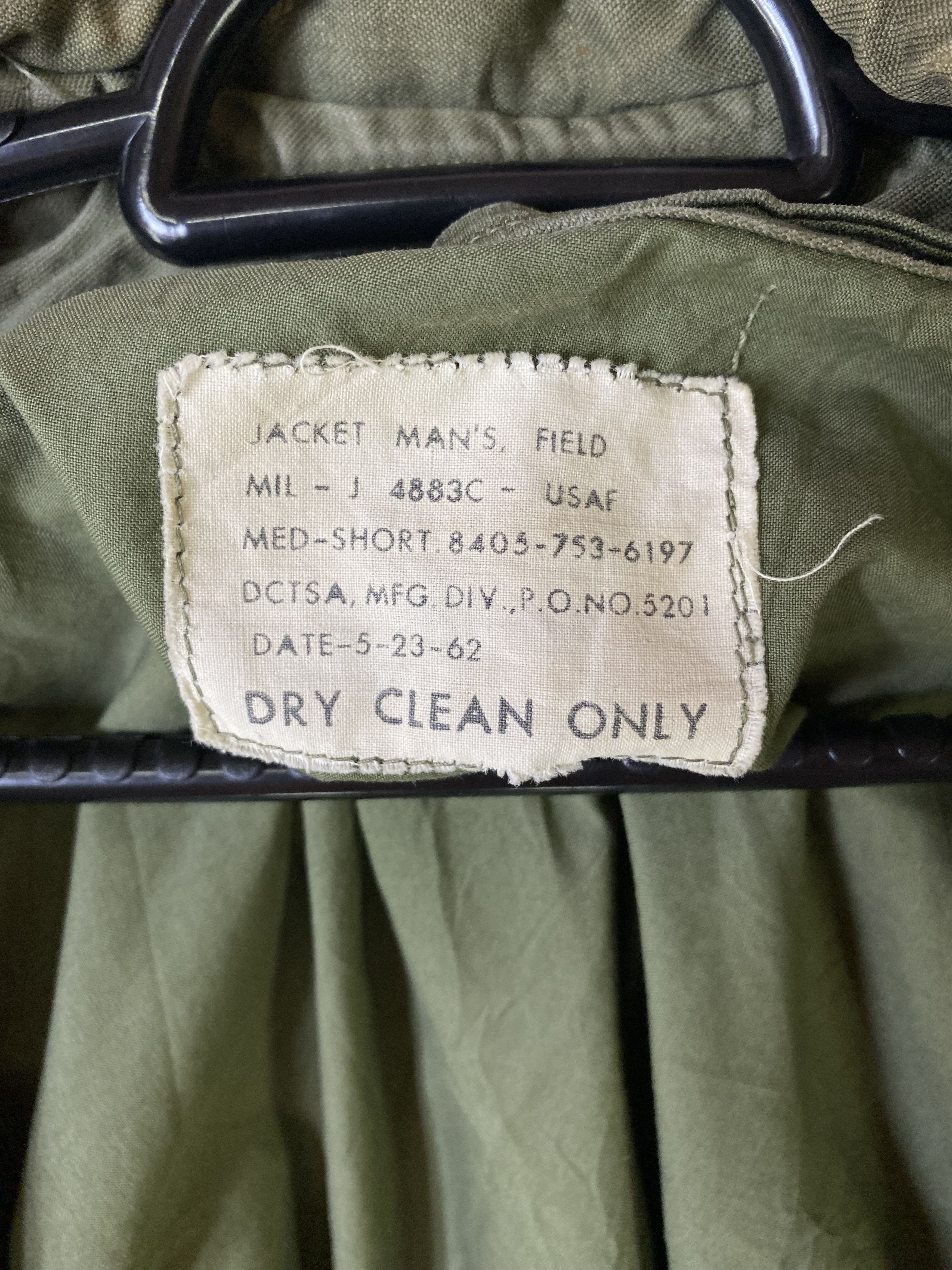 Other Vintage 60s USAF distressed field jacket Size US M / EU 48-50 / 2 - 12 Thumbnail
