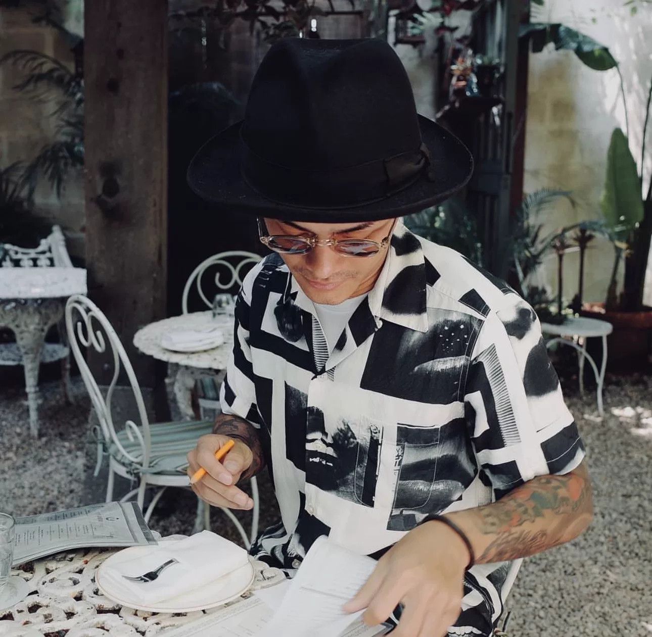 Wacko Maria wacko maria aloha shirt black and white Size US L / EU 52-54 / 3 - 1 Thumbnail