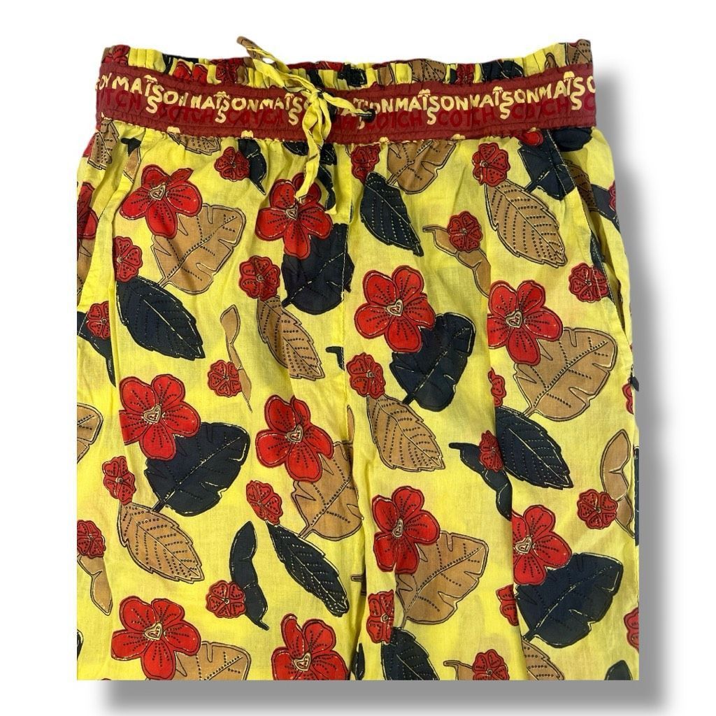 Scotch & Soda Scotch & Soda Floral 100% Cotton Lightweight Pants Size Smal Size 27" / US 4 / IT 40 - 2 Thumbnail