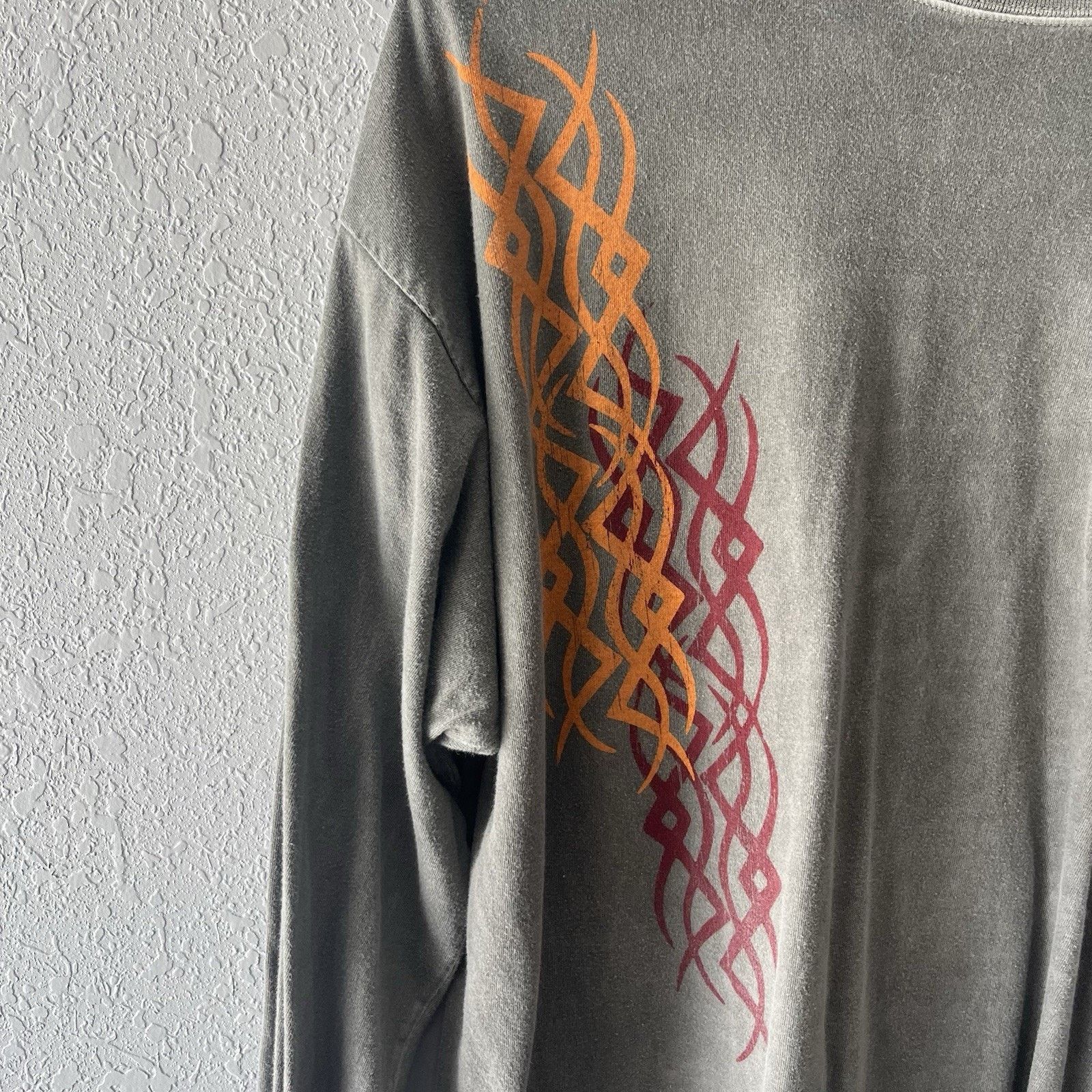 Other 2000s Y2K Crazy Shirts Grey Thermal Long Sleeve Tshirt Mens Size US XL / EU 56 / 4 - 5 Thumbnail