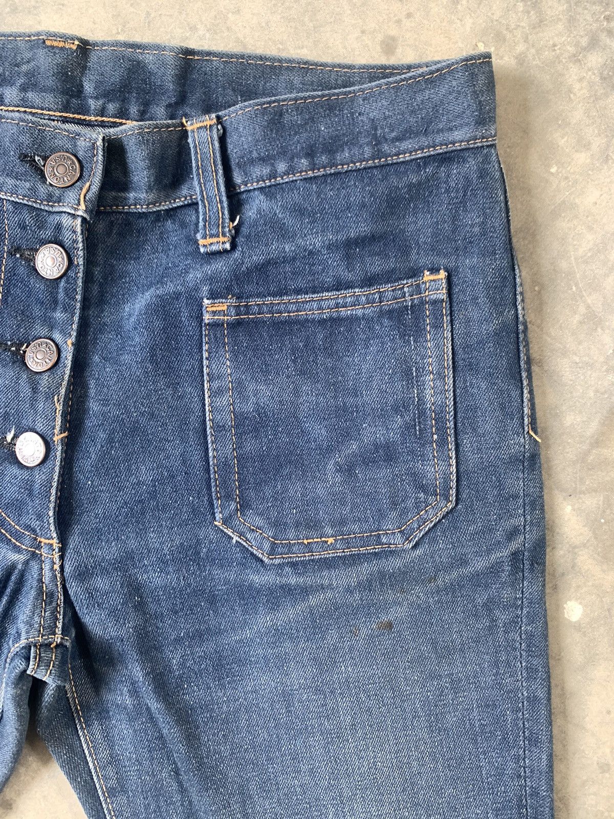 Vintage Super Flare Jeans Vintage 70's Bush Pant X-WEST CANTON USA Size US 32 / EU 48 - 5 Thumbnail
