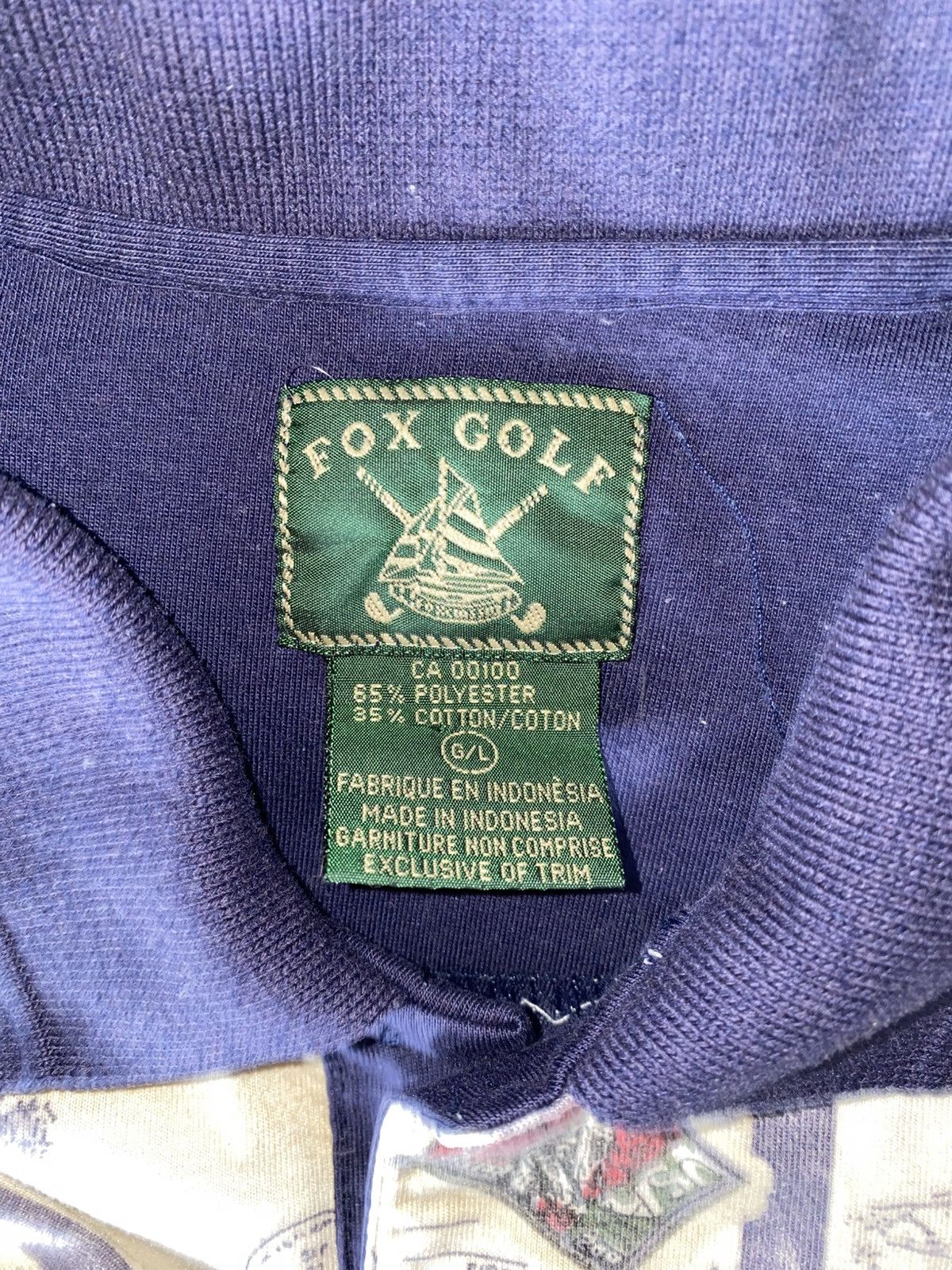 Vintage Vintage Polo Golf Shirt Size US L / EU 52-54 / 3 - 3 Thumbnail