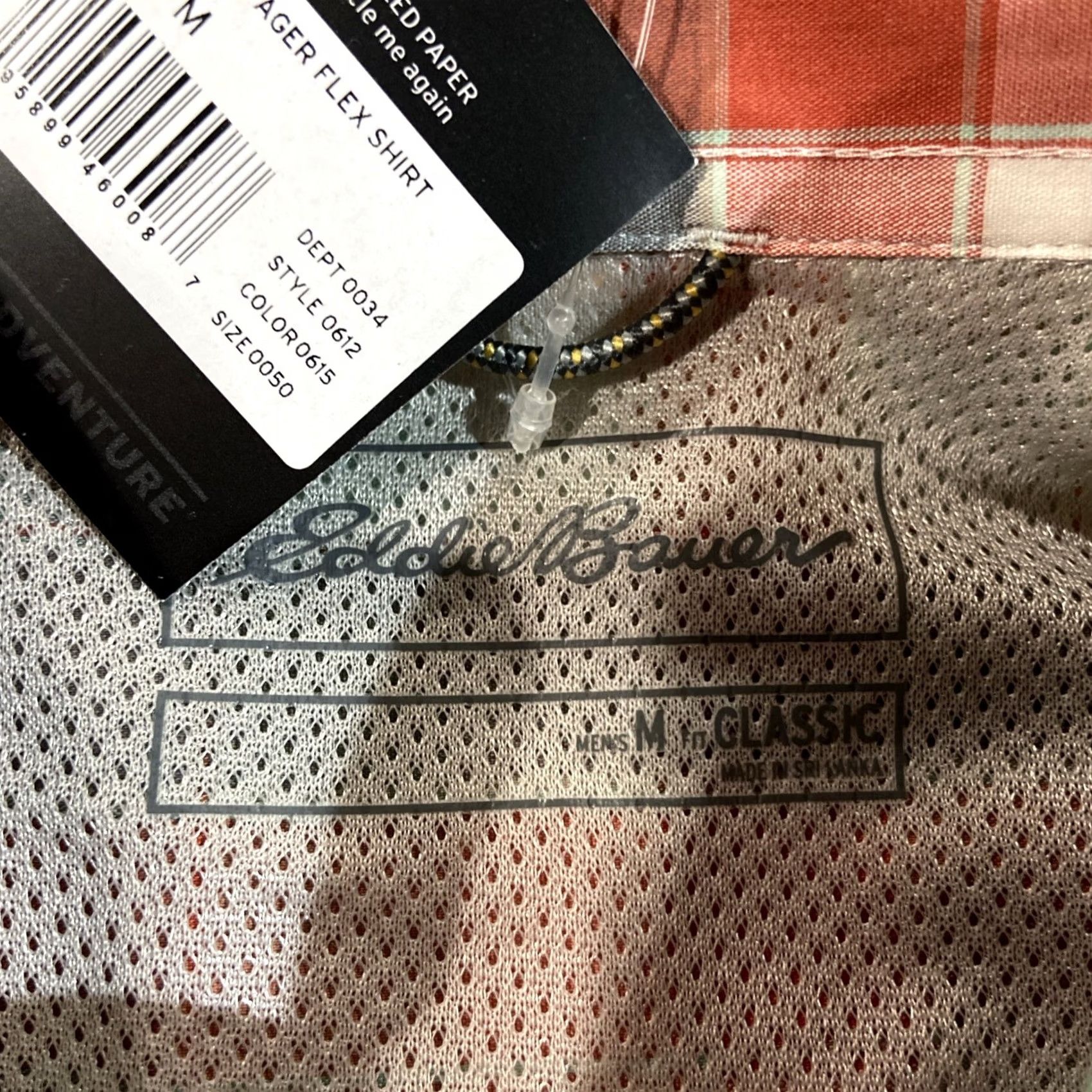 Eddie Bauer Eddie Bauer Shirt Mens Button-Up Plaid Short Sleeve Voyager Flex NWT M Multicolor Size US M / EU 48-50 / 2 - 3 Thumbnail