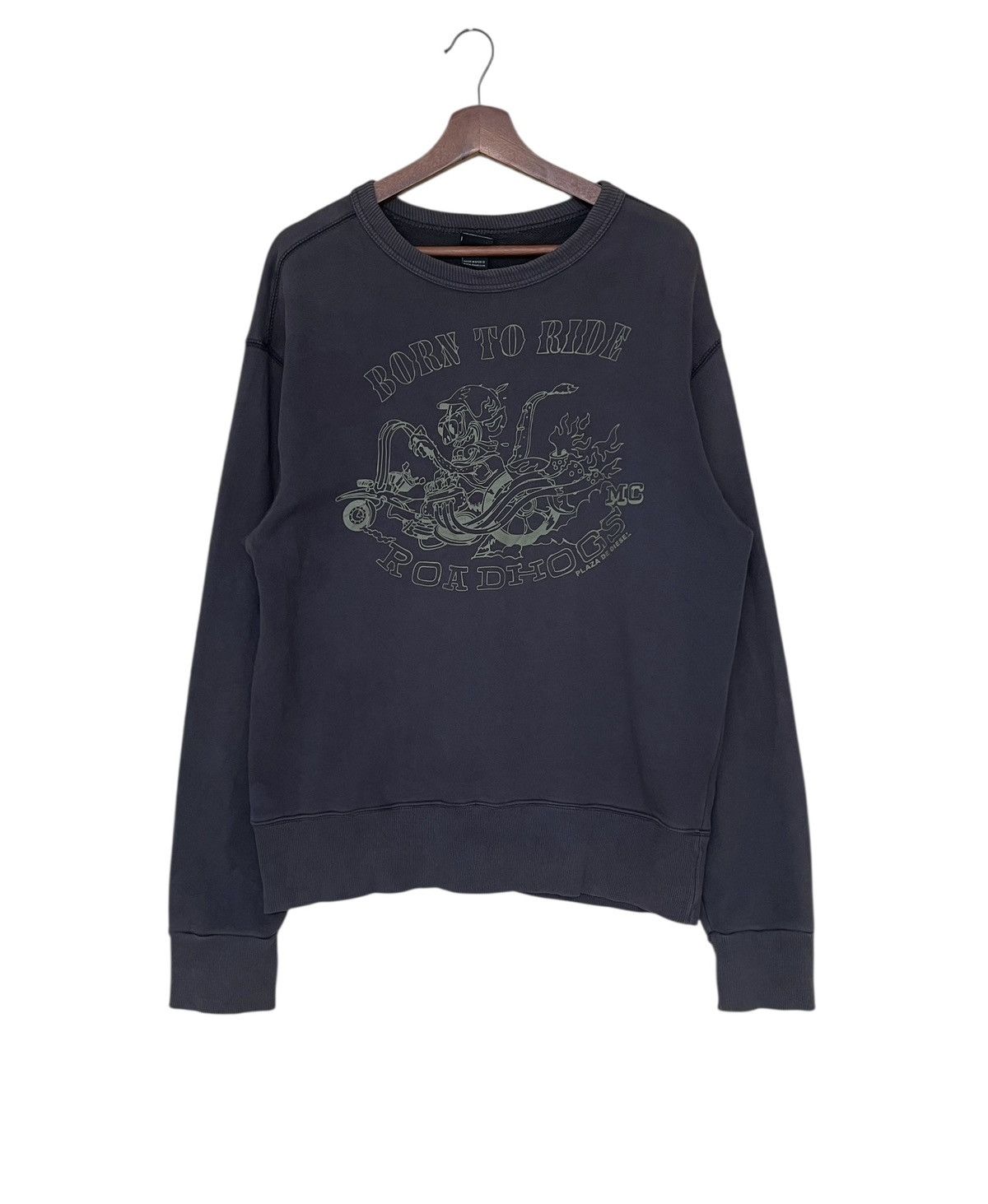 Vintage Brand Diesel Big Logo Sweatshirt 2000s