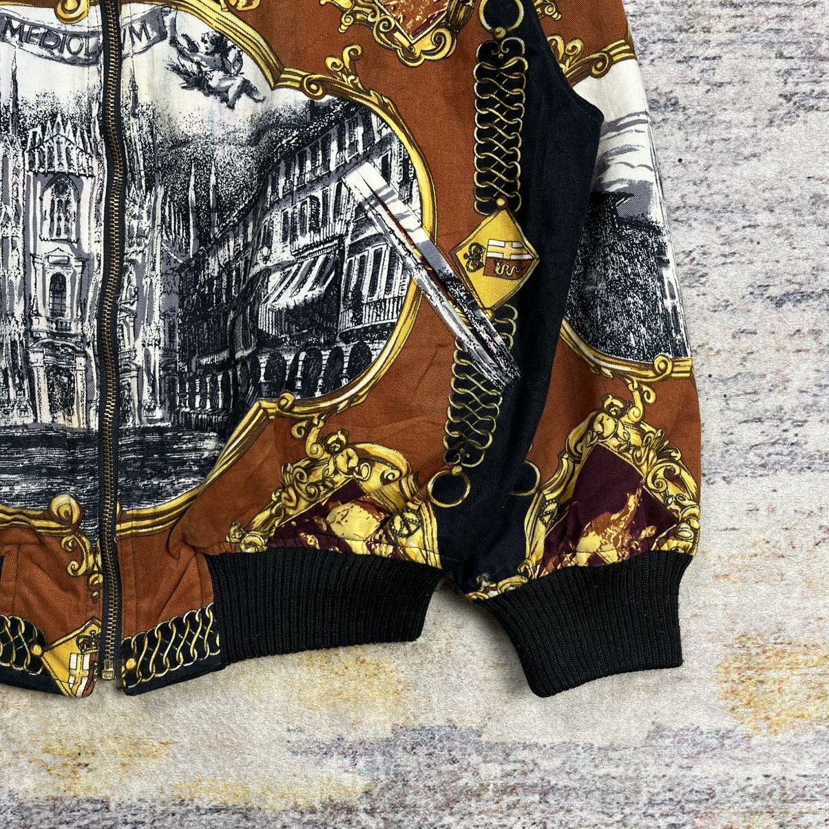 Moschino Vintage Moschino baroque cathedral print bomber jacket Size M / US 6-8 / IT 42-44 - 5 Thumbnail
