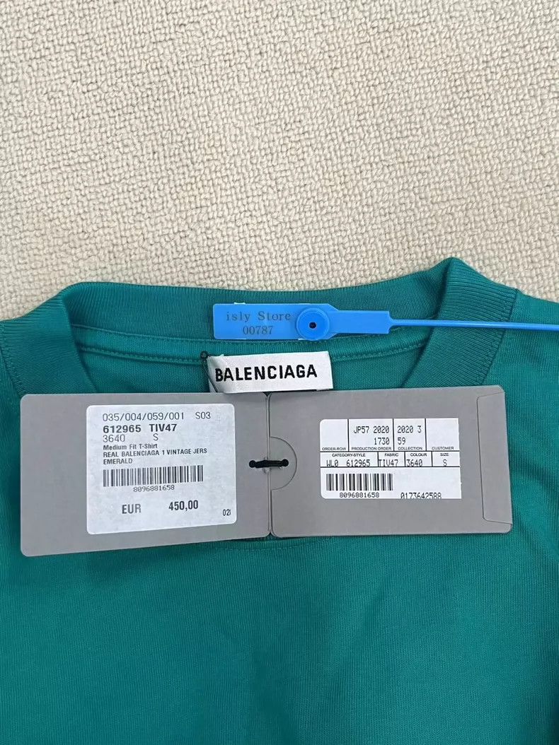 Balenciaga Balenciaga Band Portrait Logo Print Loose Short Sleeve Tee Size S / US 4 / IT 40 - 5 Thumbnail