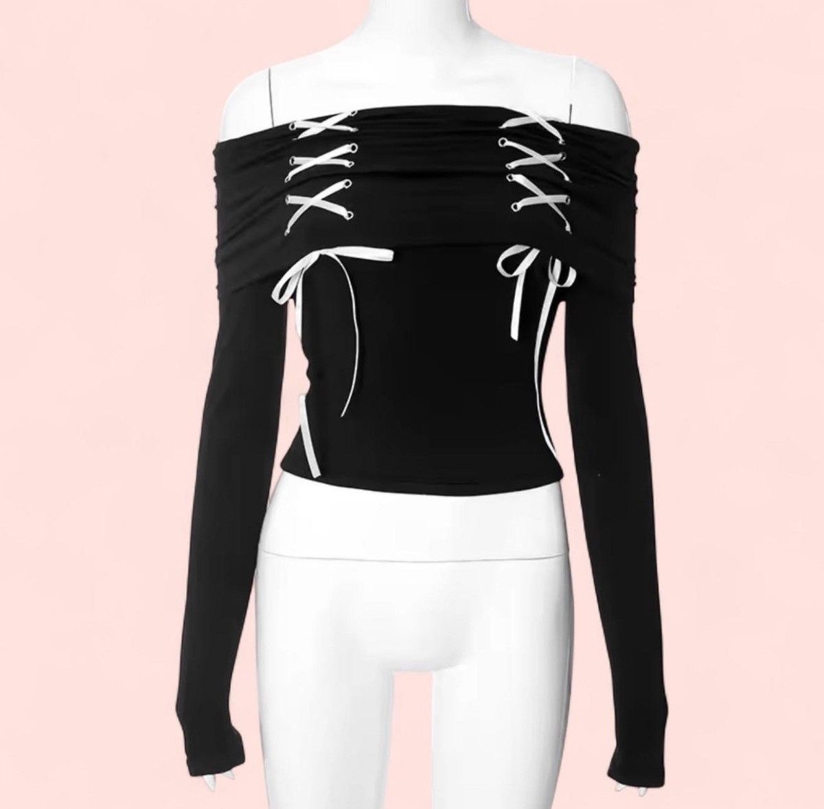 Other Lace up sexy off shoulder tee Size S / US 4 / IT 40 - 1 Preview