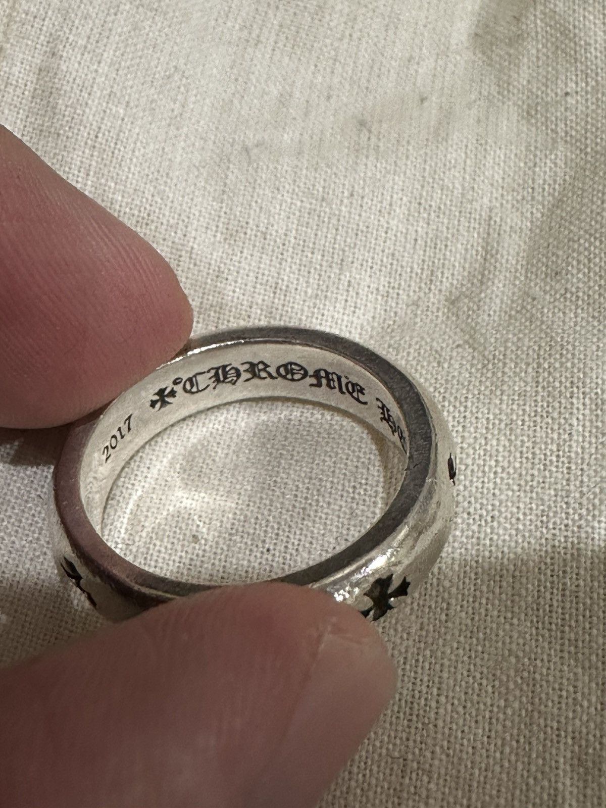 Chrome Hearts CH Cross Eternity band ring Size ONE SIZE - 4 Thumbnail