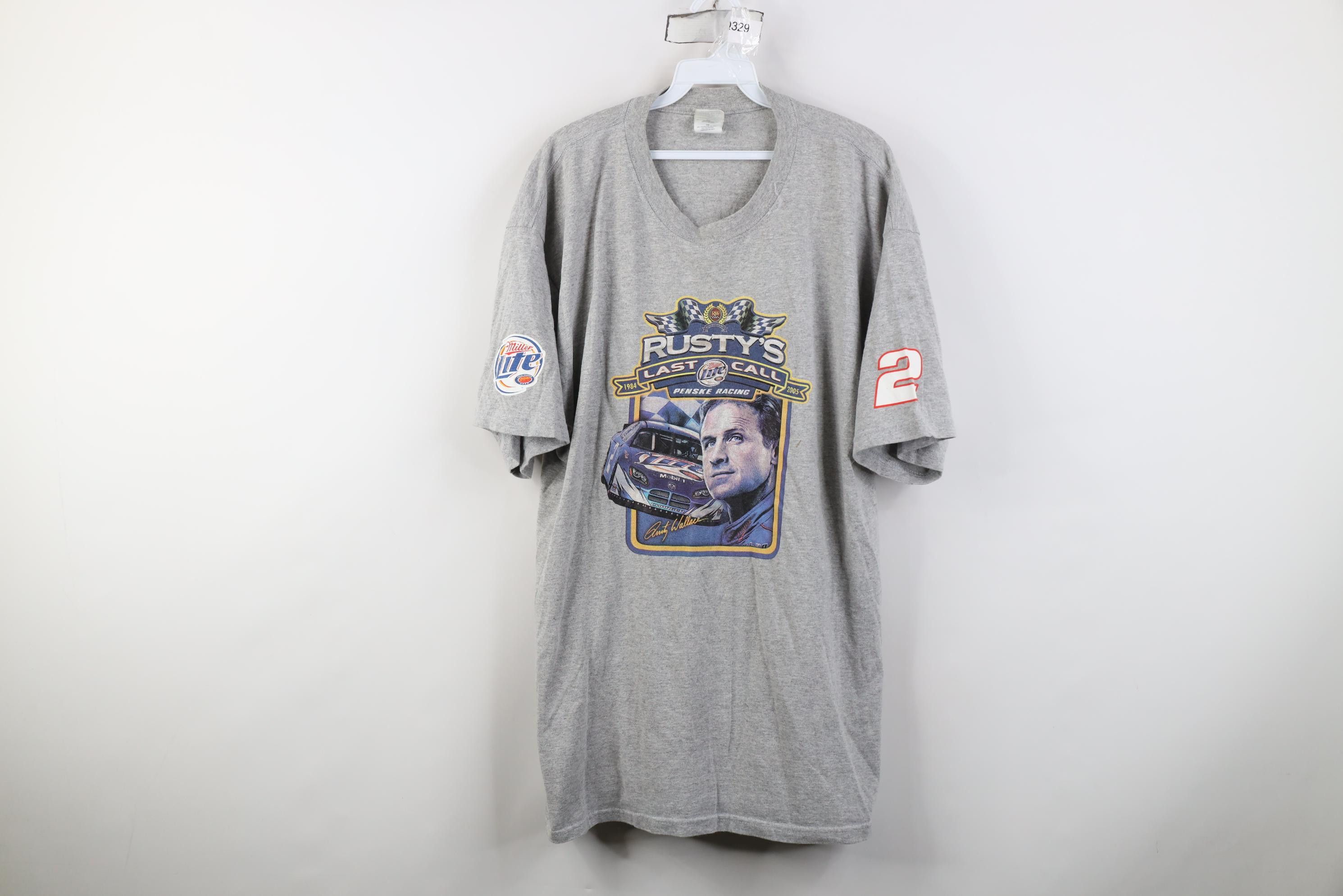 Vintage Vintage Y2K 2005 NASCAR Last Season Racing T-Shirt Gray Size US XL / EU 56 / 4 - 1 Thumbnail